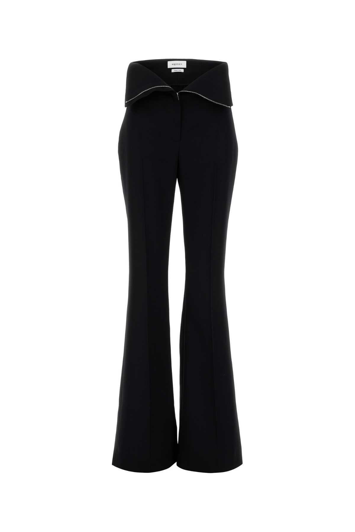 Black Wool Pant