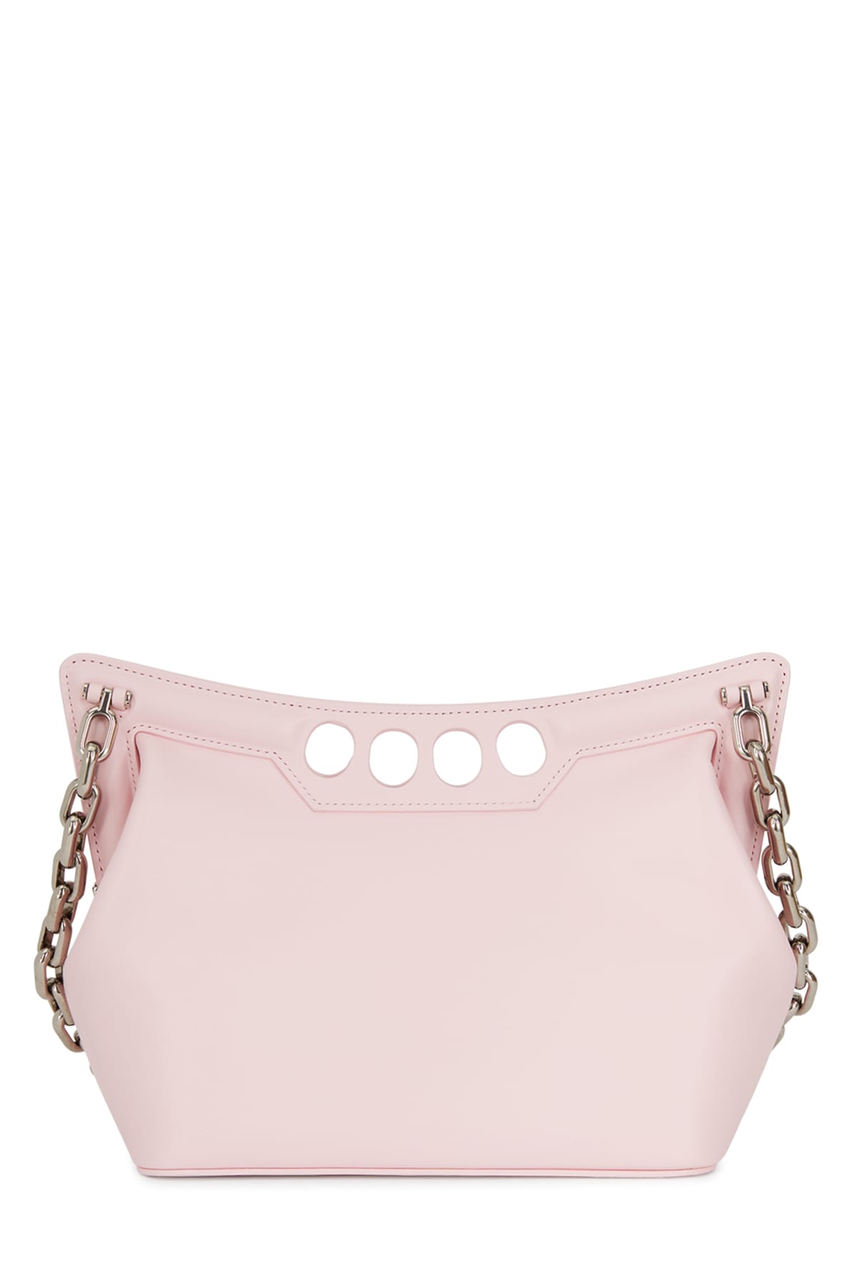 Alexander Mcqueen Leather The Peak Shoulder Bag With Chain In 5723