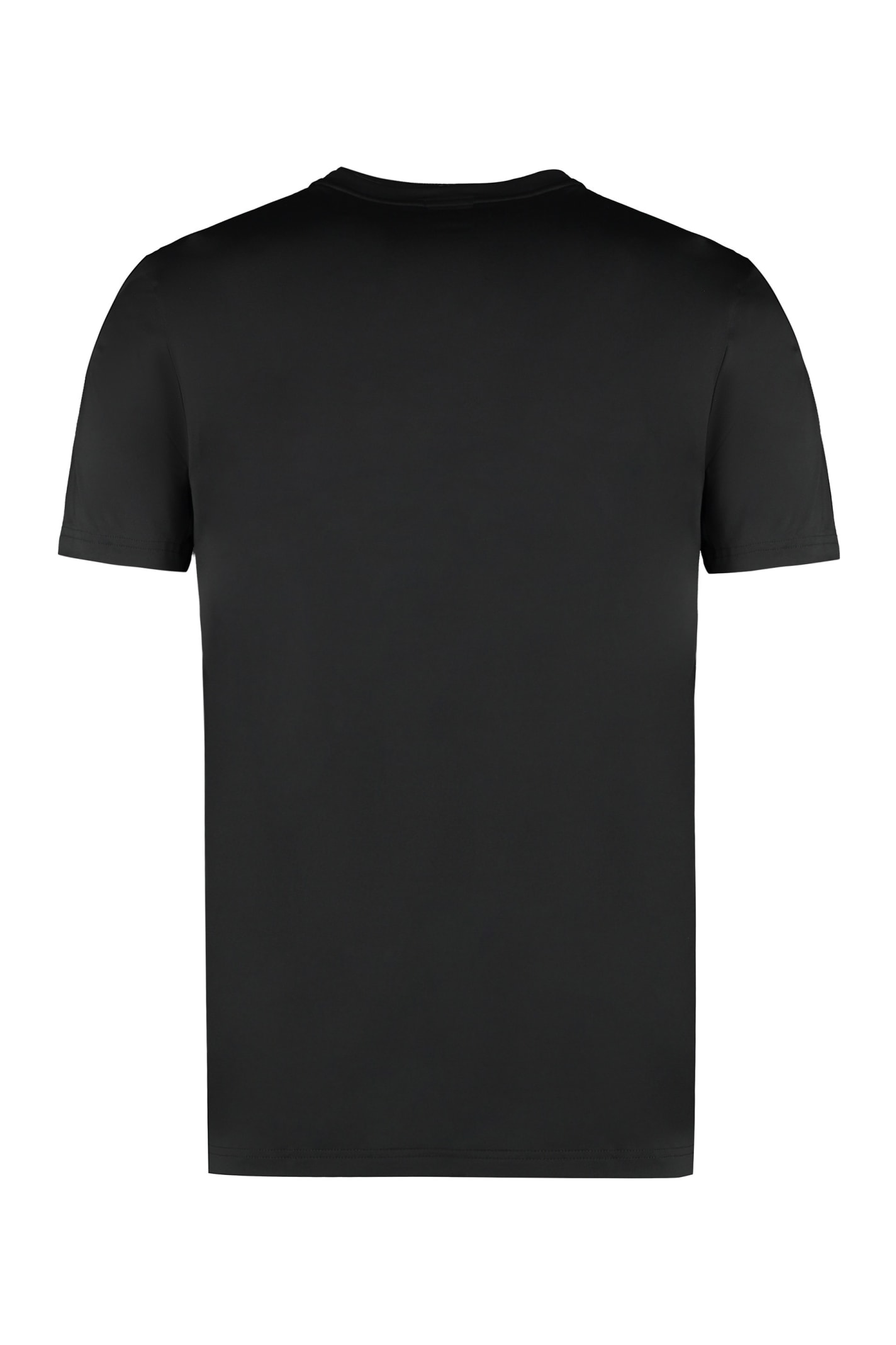 Shop Hugo Boss Logo Print T-shirt In Black