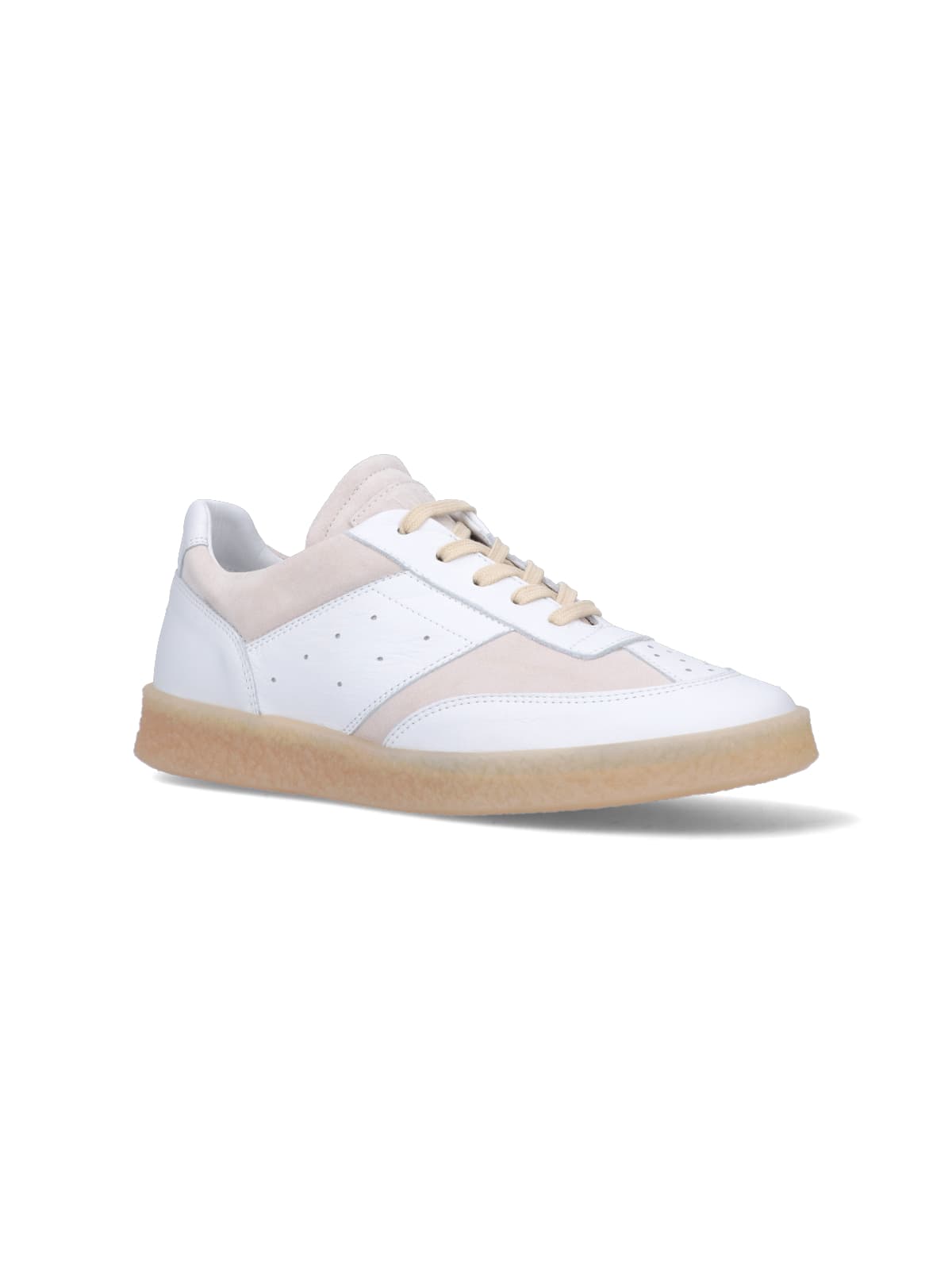 Shop Mm6 Maison Margiela 6 Court Sneakers In White