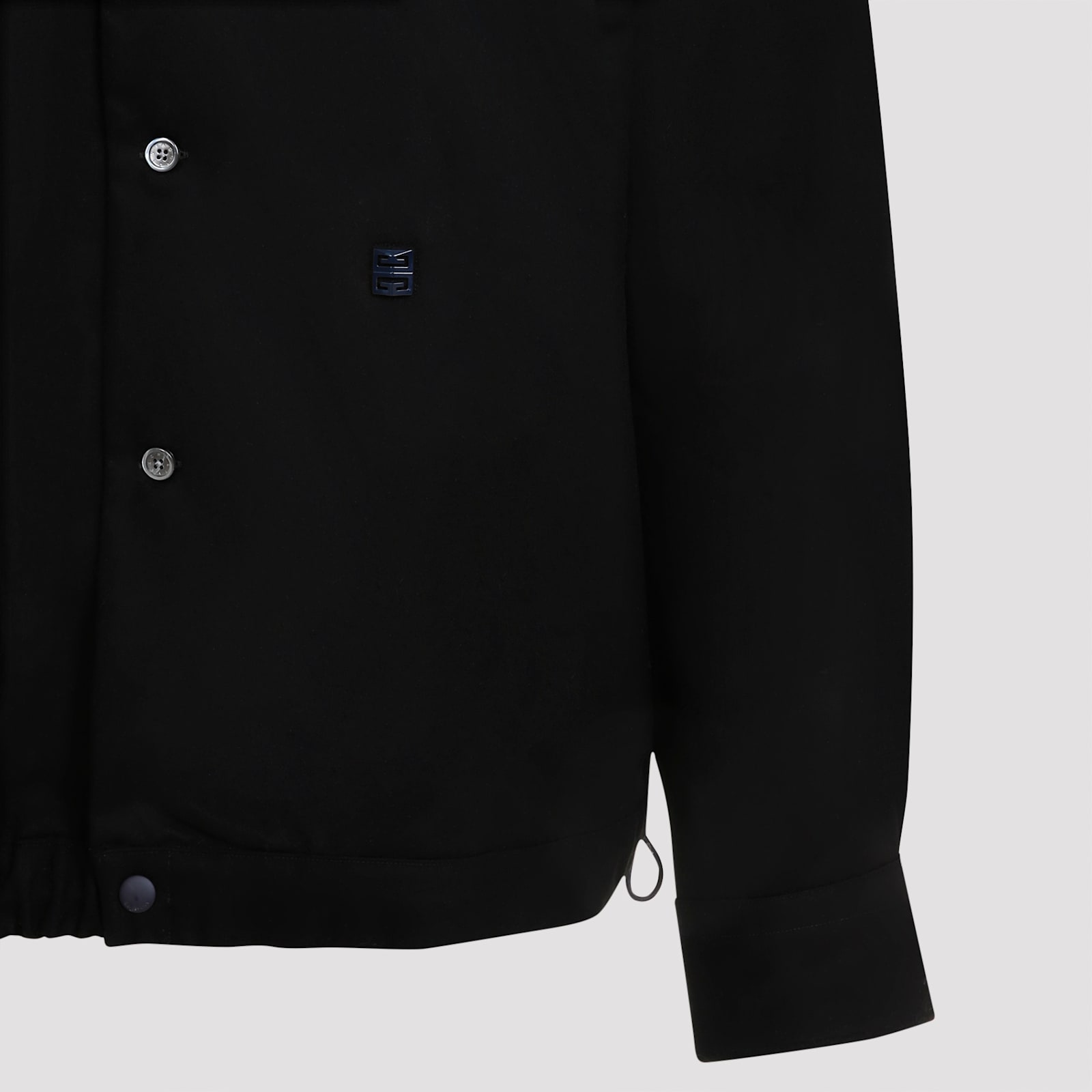 Shop Givenchy Virgin Wool Shirt In Black