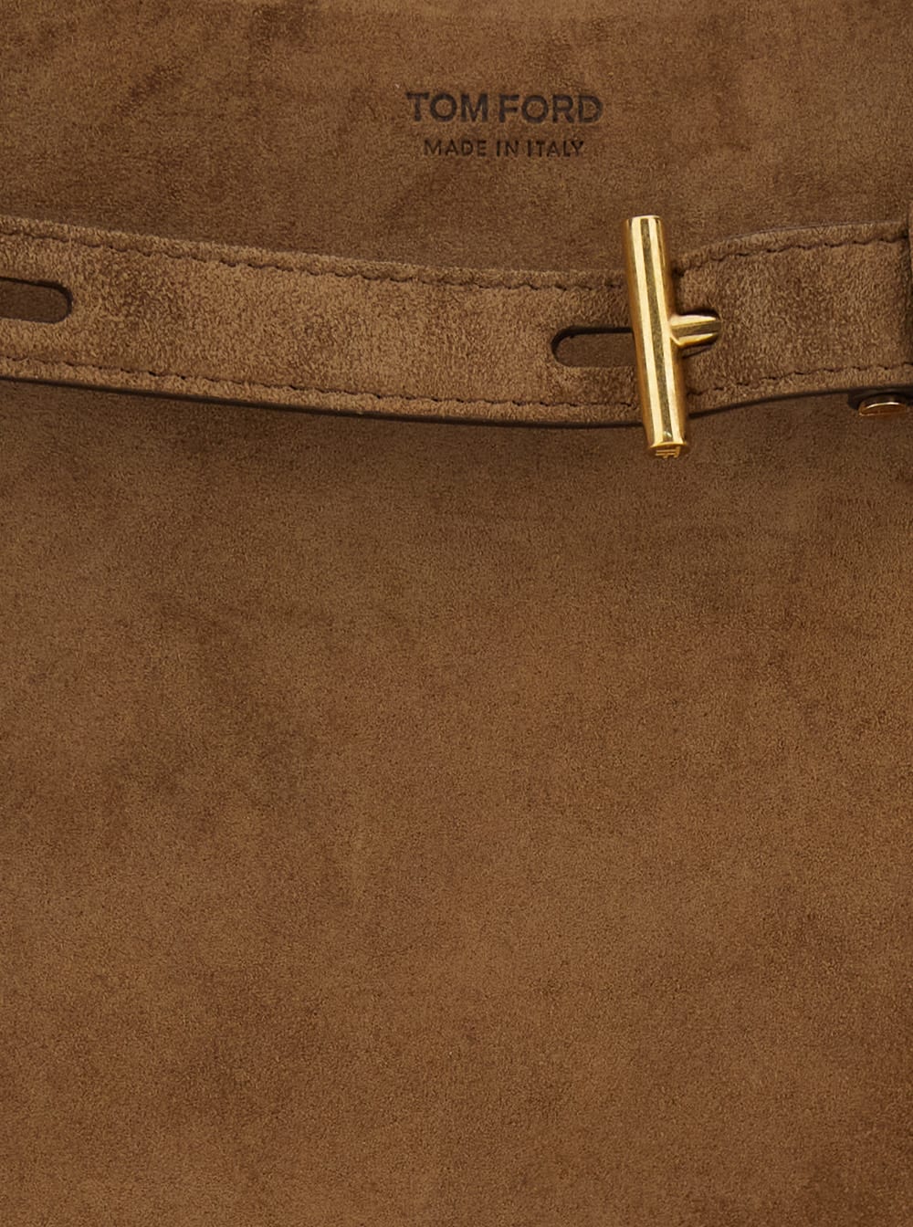 Tom Ford Medium Leather Shopping Bag In Brown