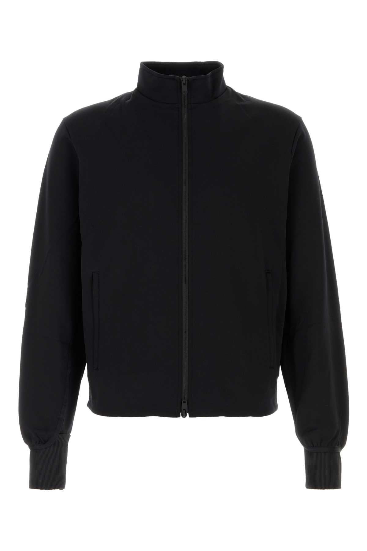 Shop Y-3 Black Nylon Sweatshirt