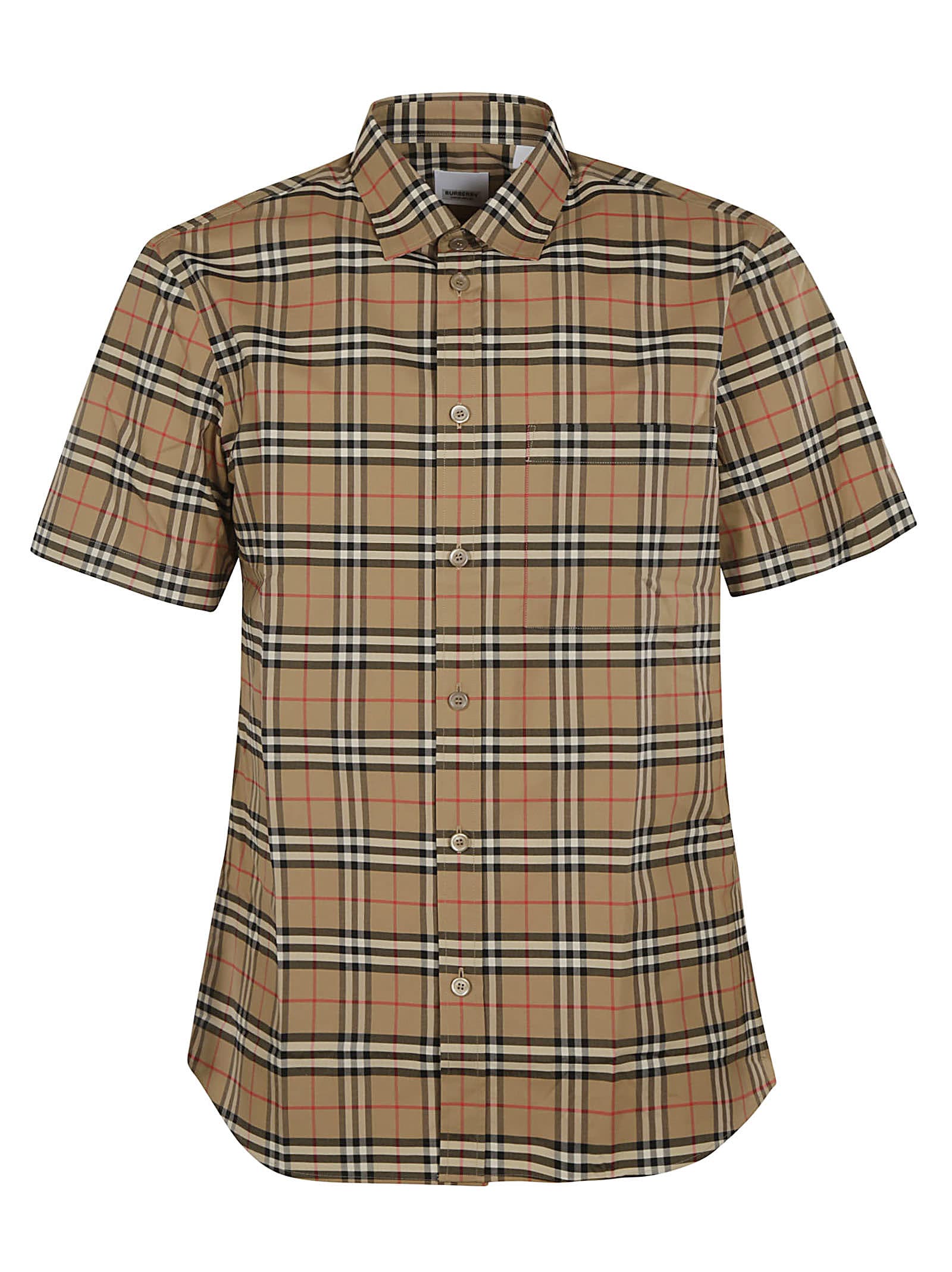 Burberry Long-sleeve Checked Shirt