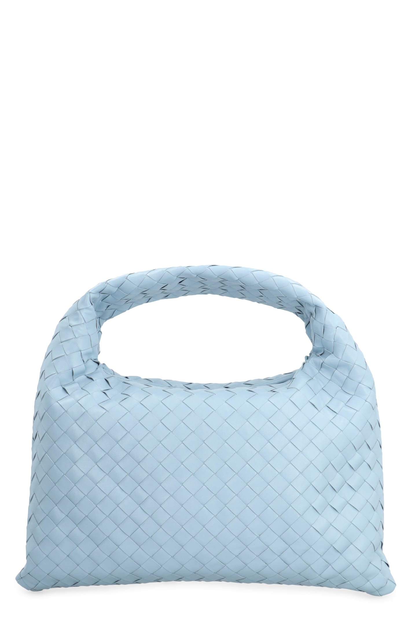 Shop Bottega Veneta Small Hop In White