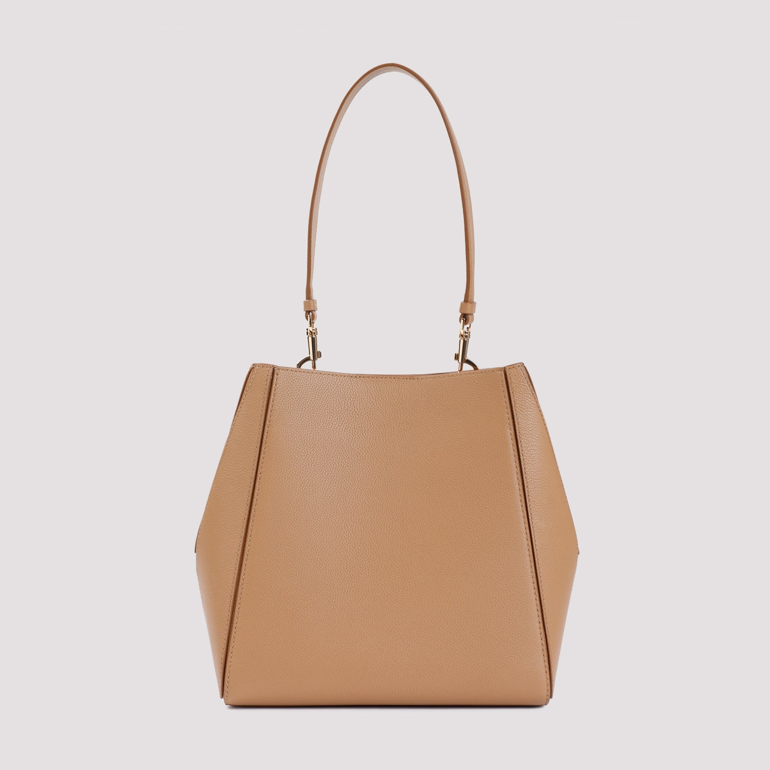 Shop Tory Burch Mcgraw Bucket Bag In Tiramisu