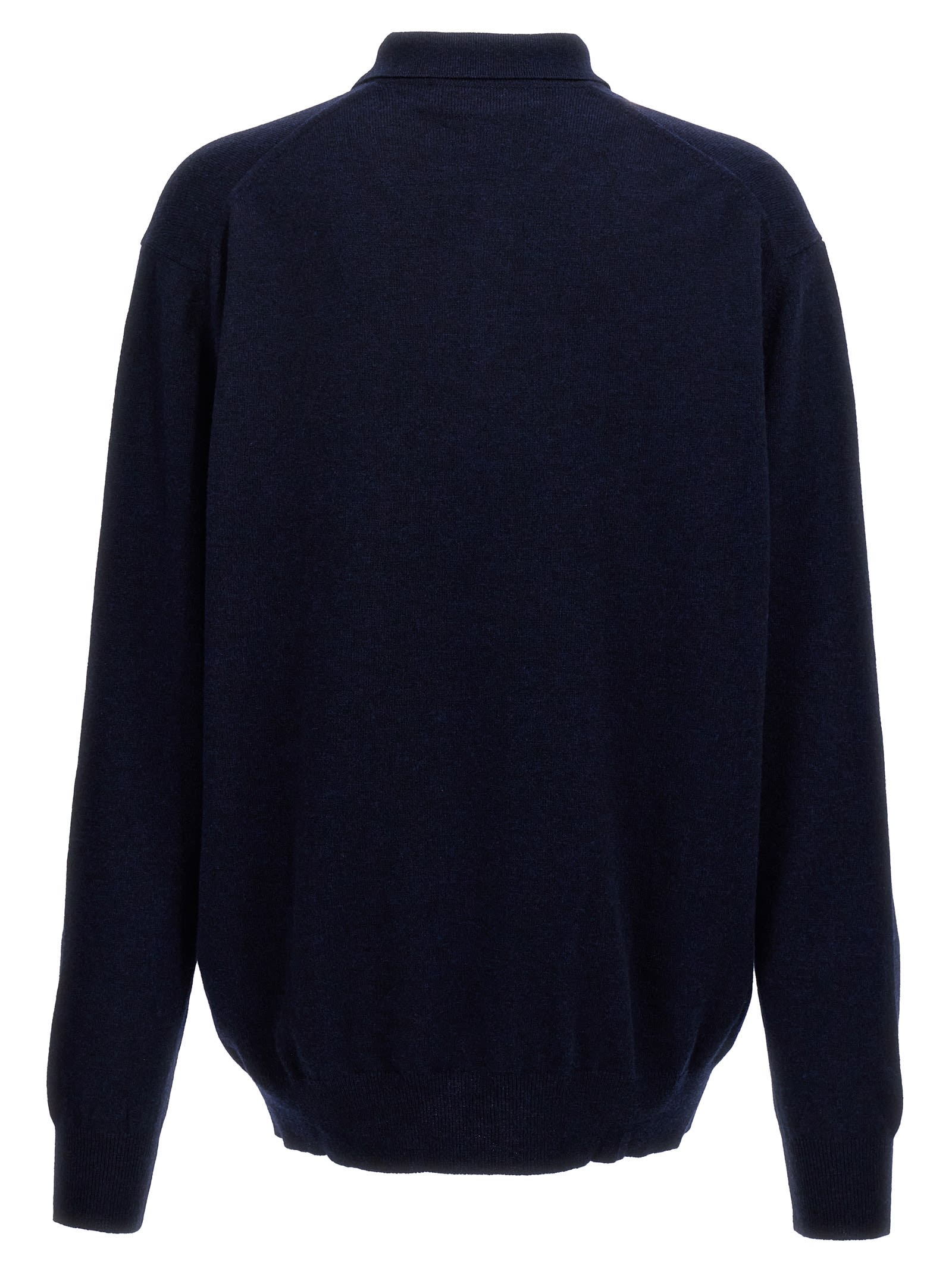 Shop Comme Des Garçons Shirt Polo Sweater In Blue