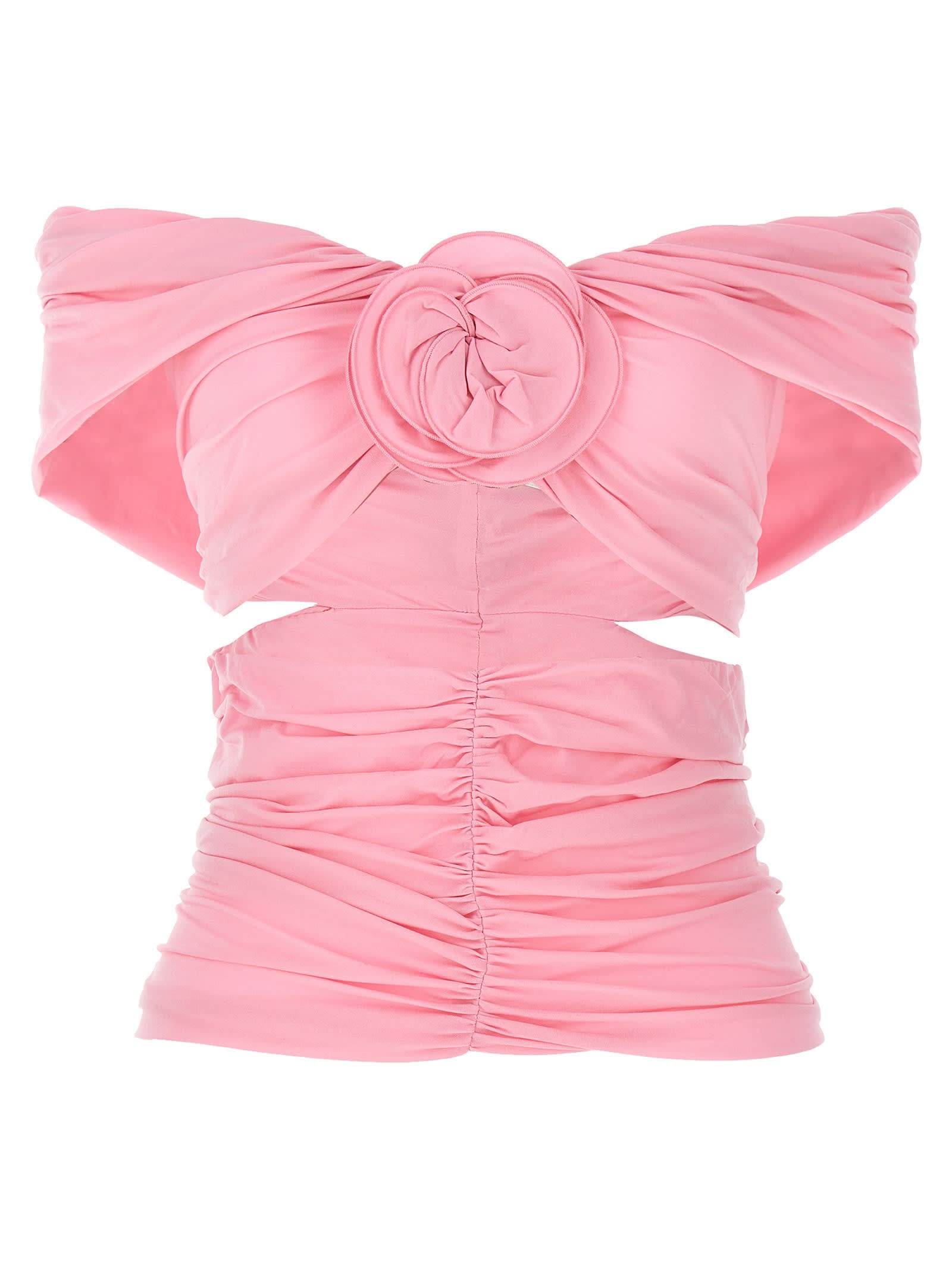 Shop Magda Butrym 10 Top In Pink