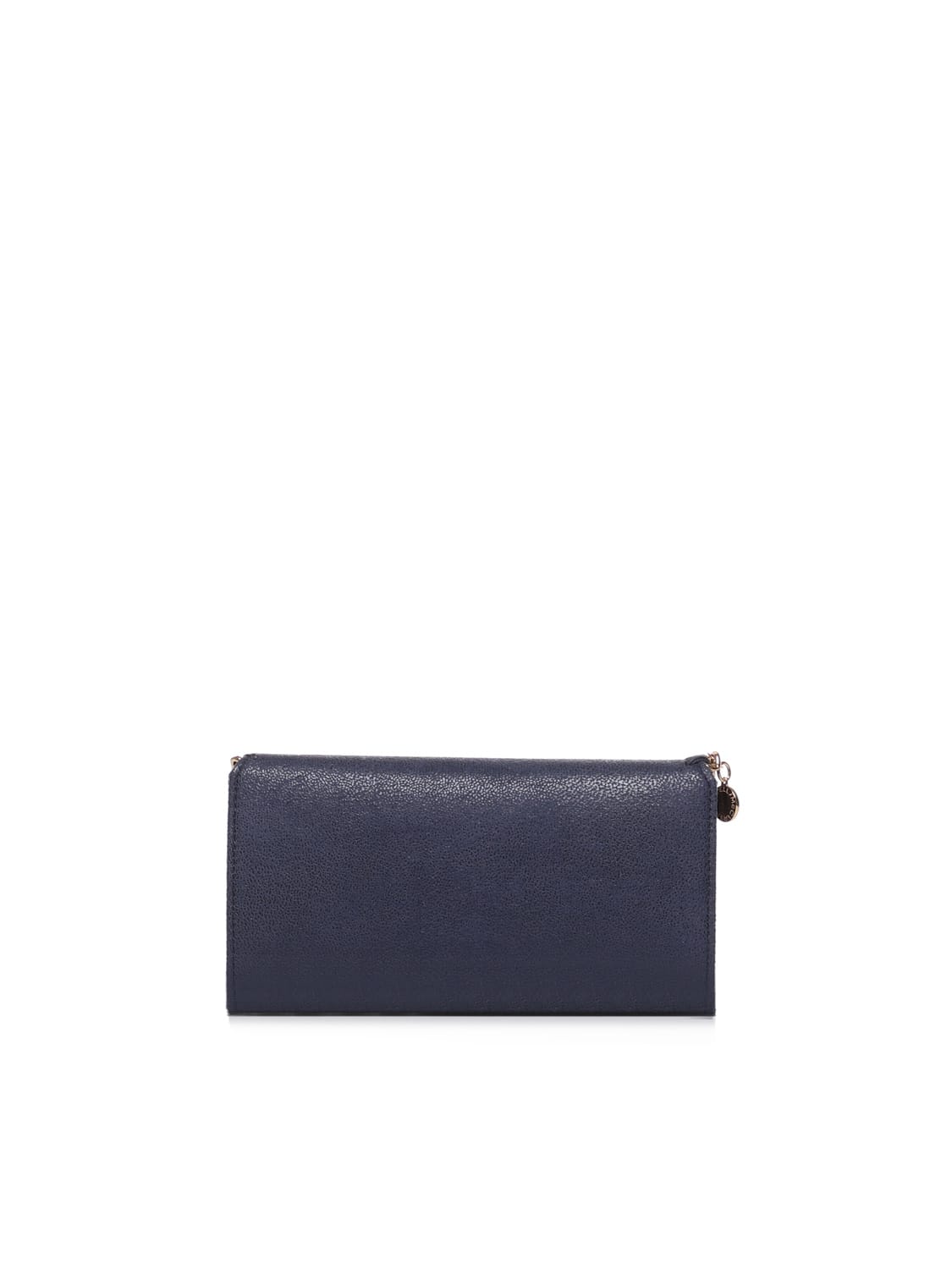 Shop Stella Mccartney Falabella Continental Wallet In Blue