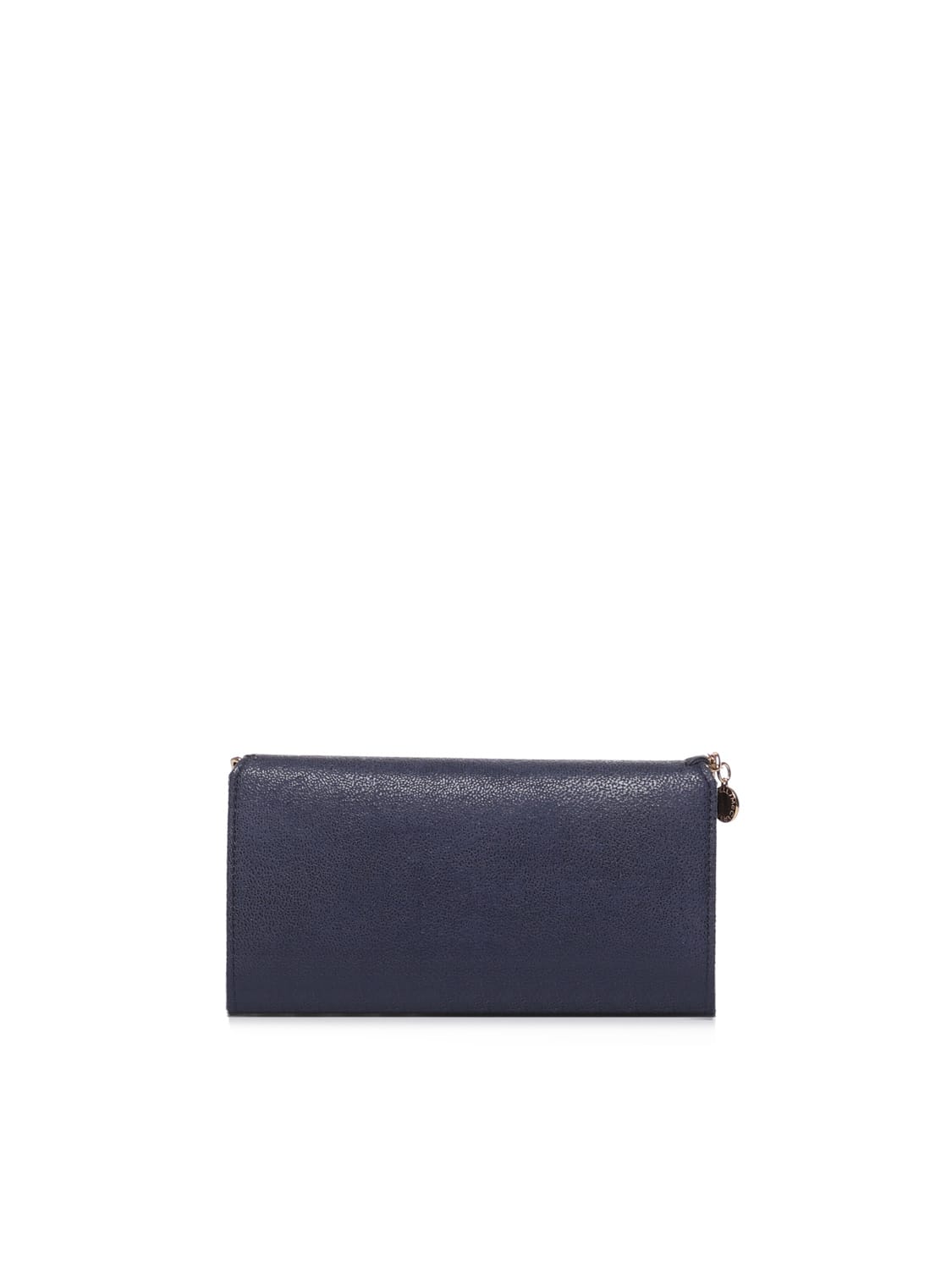 Shop Stella Mccartney Falabella Continental Wallet In Nero