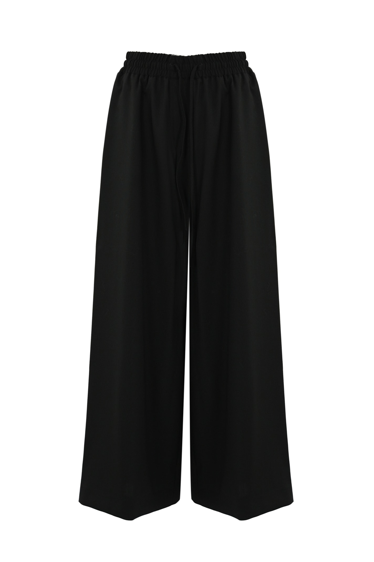 Elmo Cropped Trousers In Stretch Wool