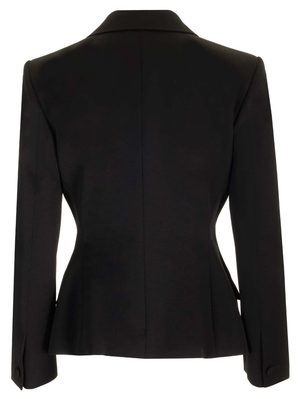 Shop Givenchy Fitted Blazer In Black