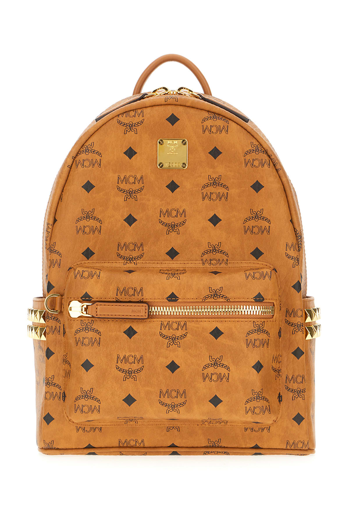 Printed Synthetic Leather Backpack