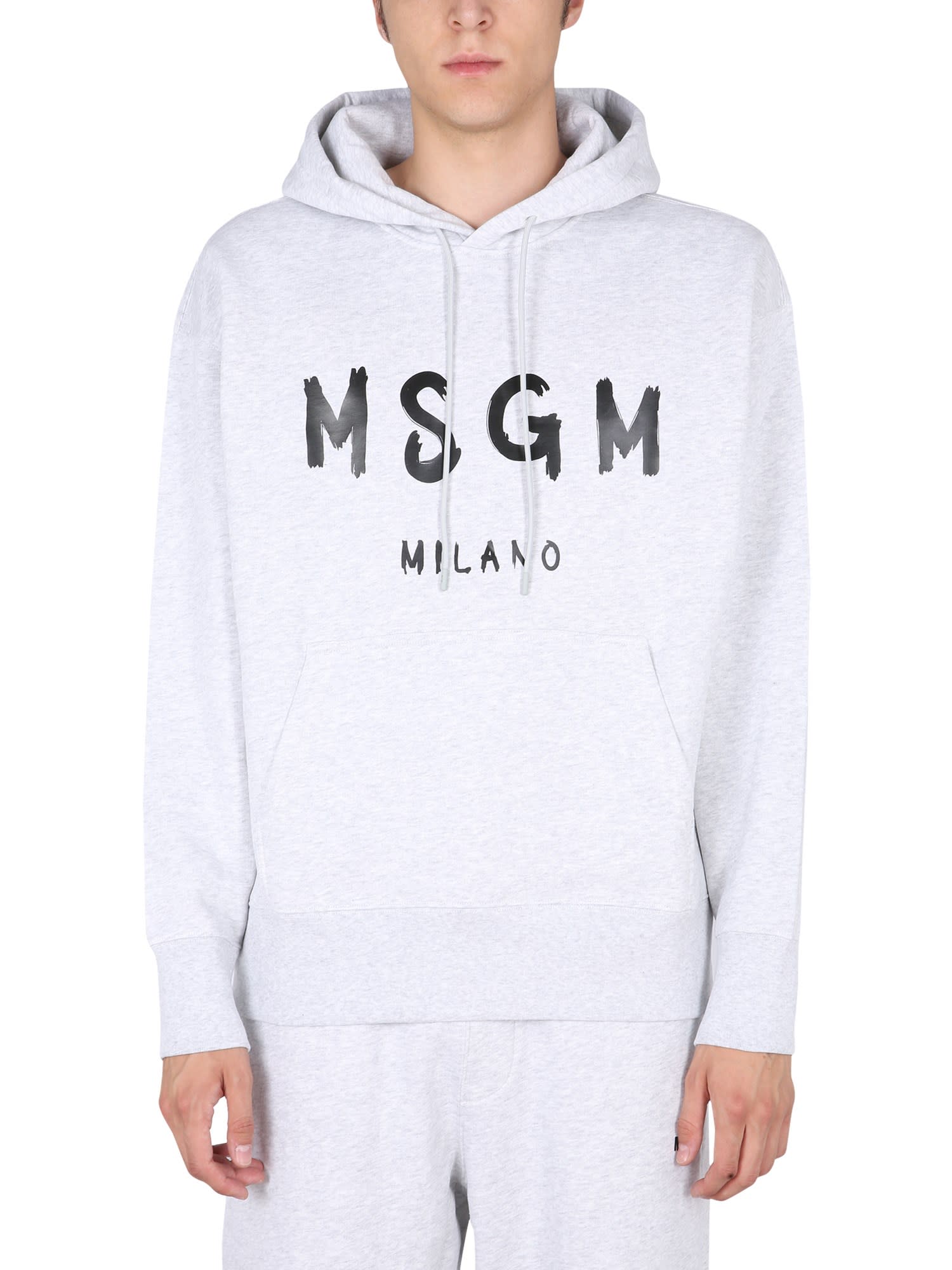 MSGM Sweatshirt With Brushed Logo