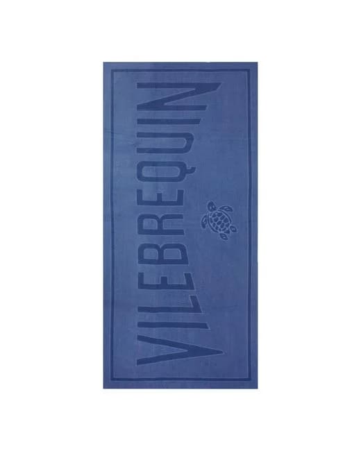 Shop Vilebrequin Cotton Beach Towel In Bleu Marine