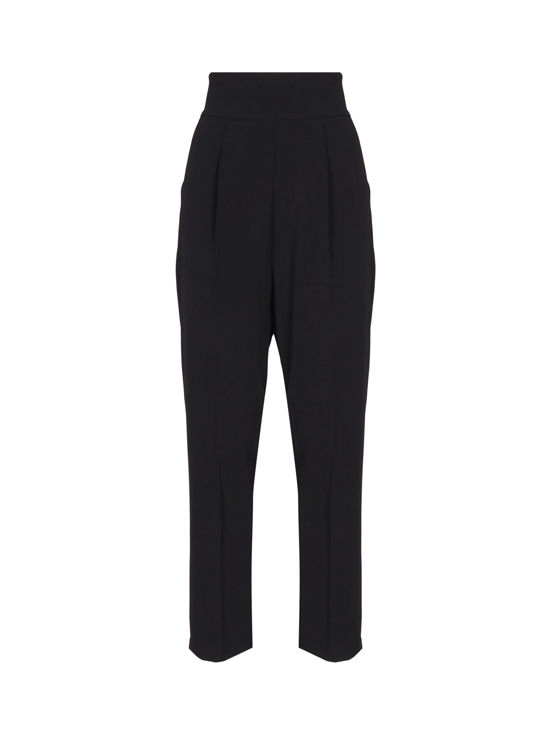 PINKO HIGH-WAISTED TROUSERS IN STRETCH CREPE