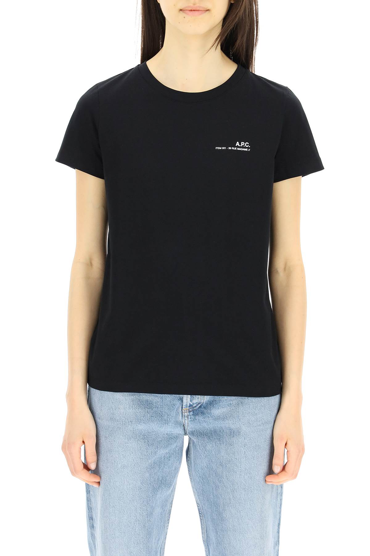 Shop Apc Item T-shirt In Black (black)