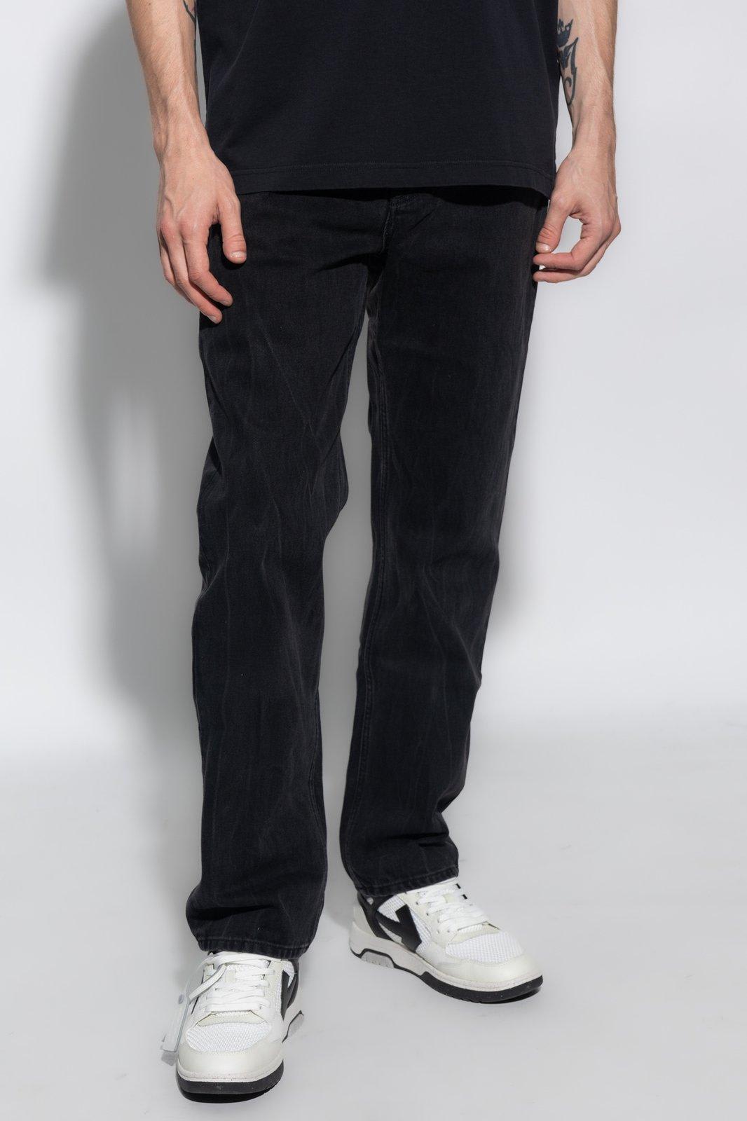 Shop Ambush Tapered-leg Jeans In Black