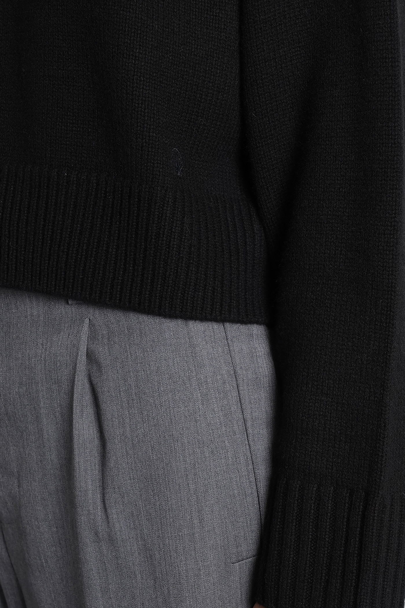 Loulou Studio Bruzzi Lds Knitwear In Black Wool In Black