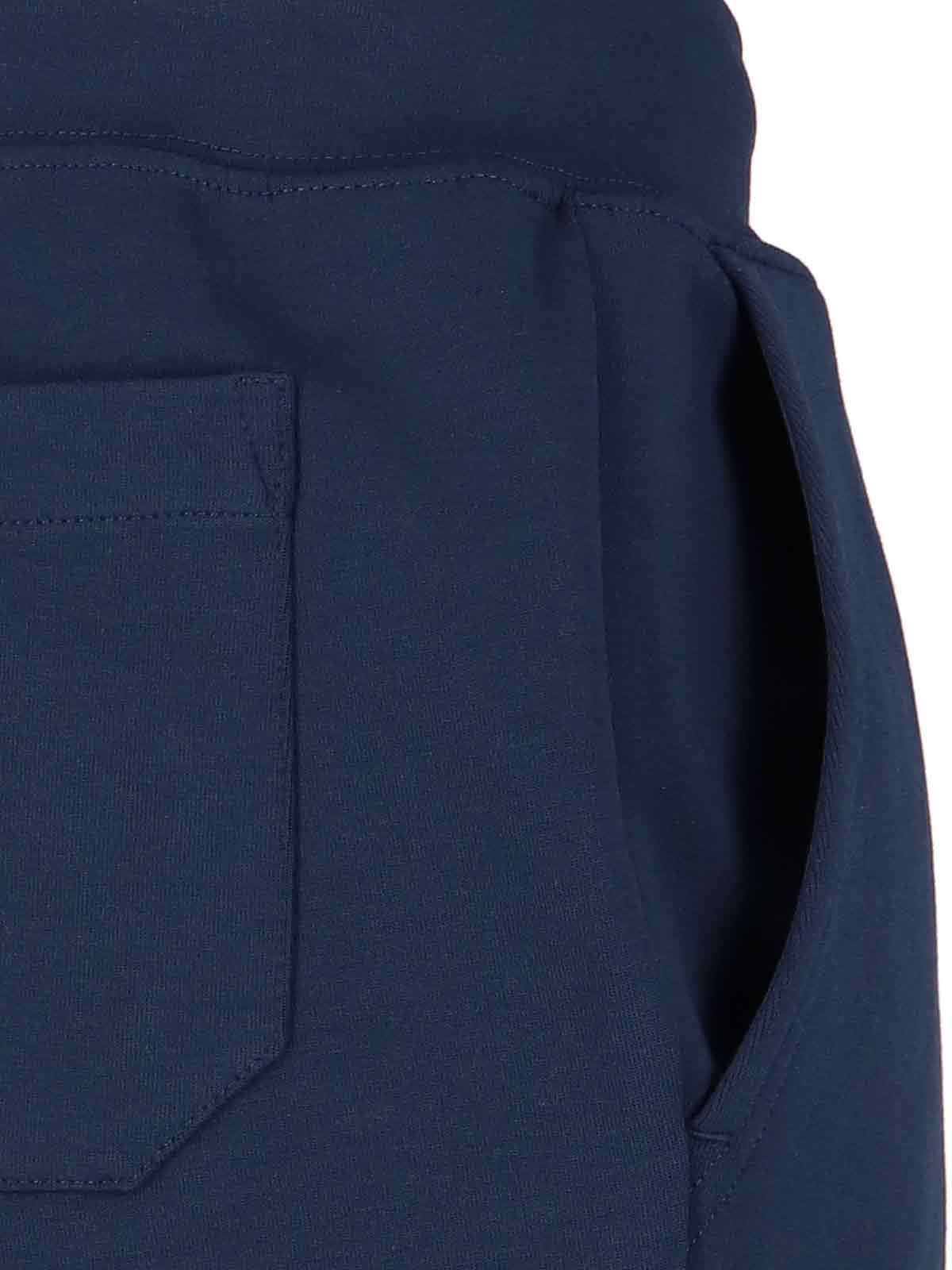 Shop Ralph Lauren Logo Sporty Pants In Blue