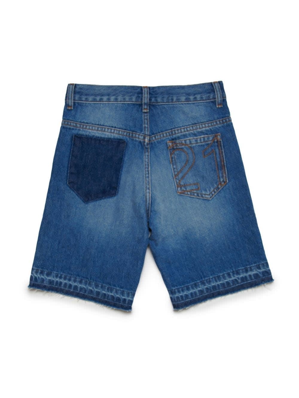 Shop N°21 Shorts Denim In Blue