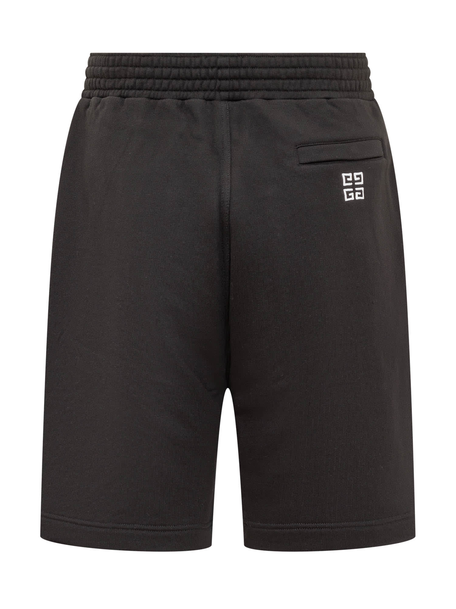 Givenchy Black Cotton Shorts In Black