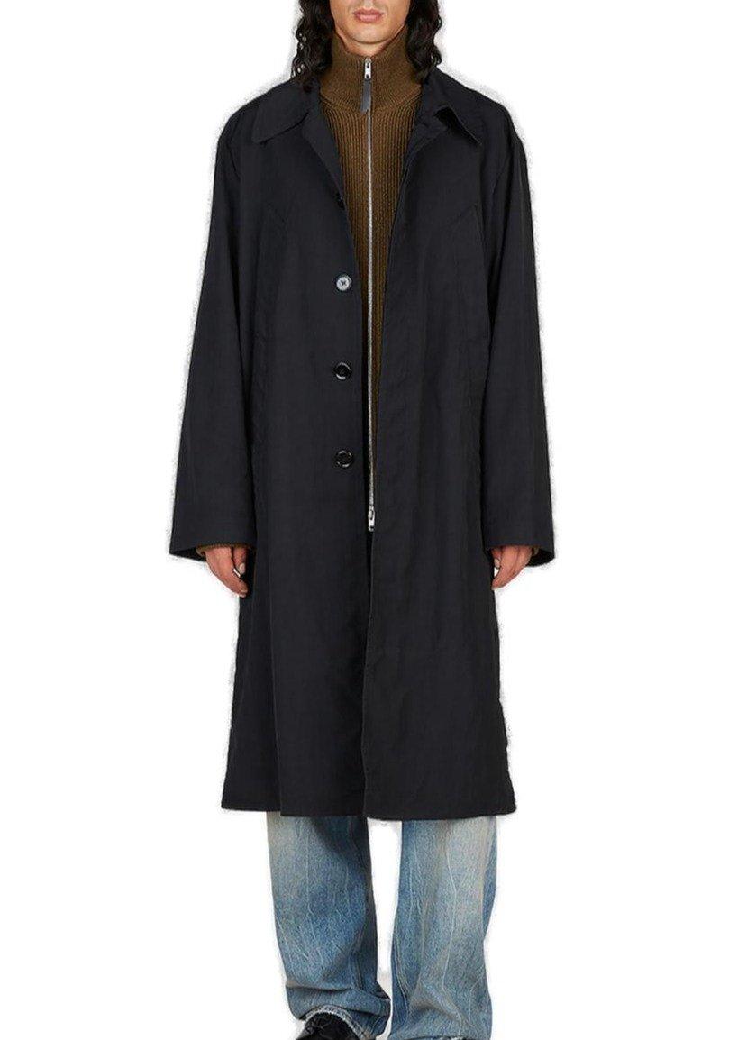 MM6 MAISON MARGIELA MM 6 MAISON MARGIELA COLLARED BUTTON-UP COAT