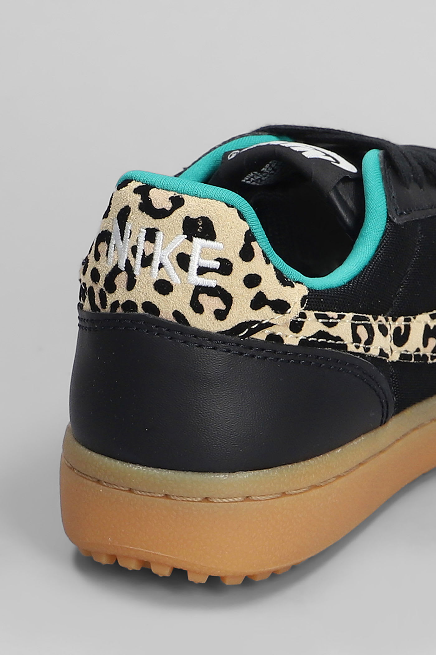 Nike Field General Se Sneakers In Black Leather And Fabric In Black