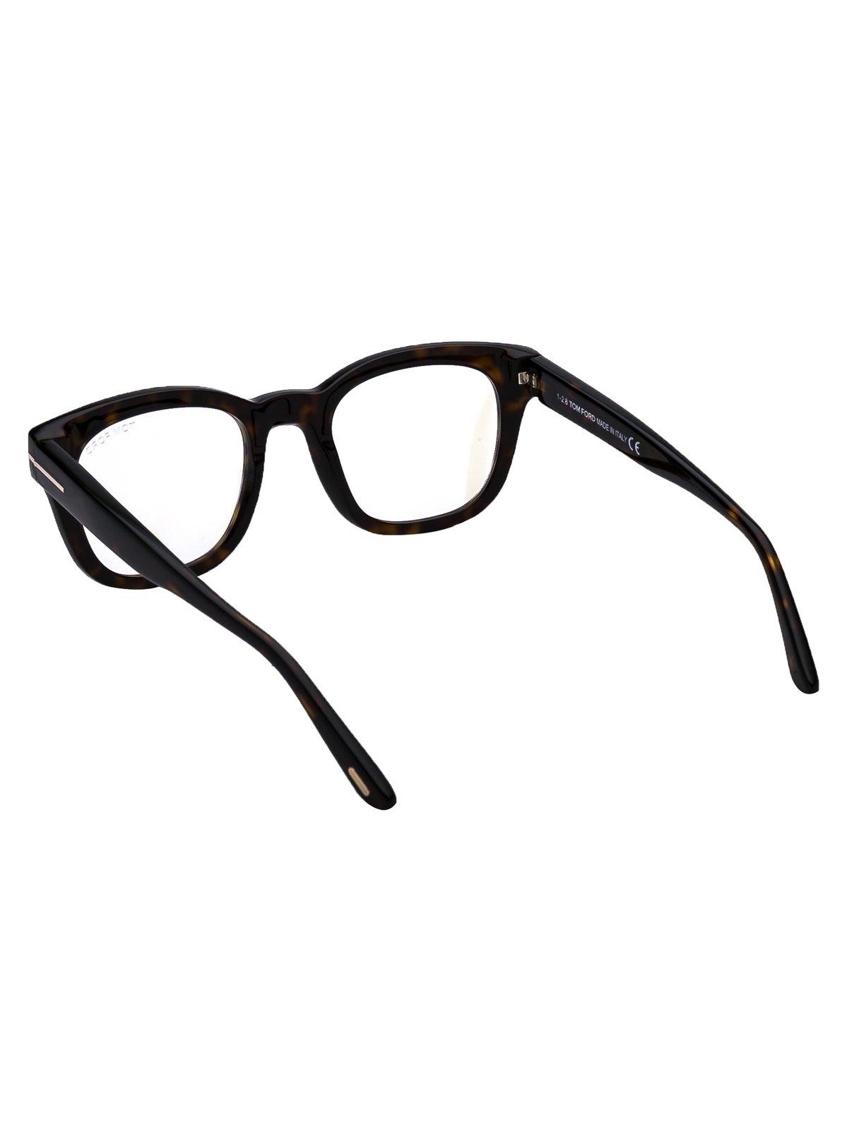 Tom Ford Square Frame Glasses In Black