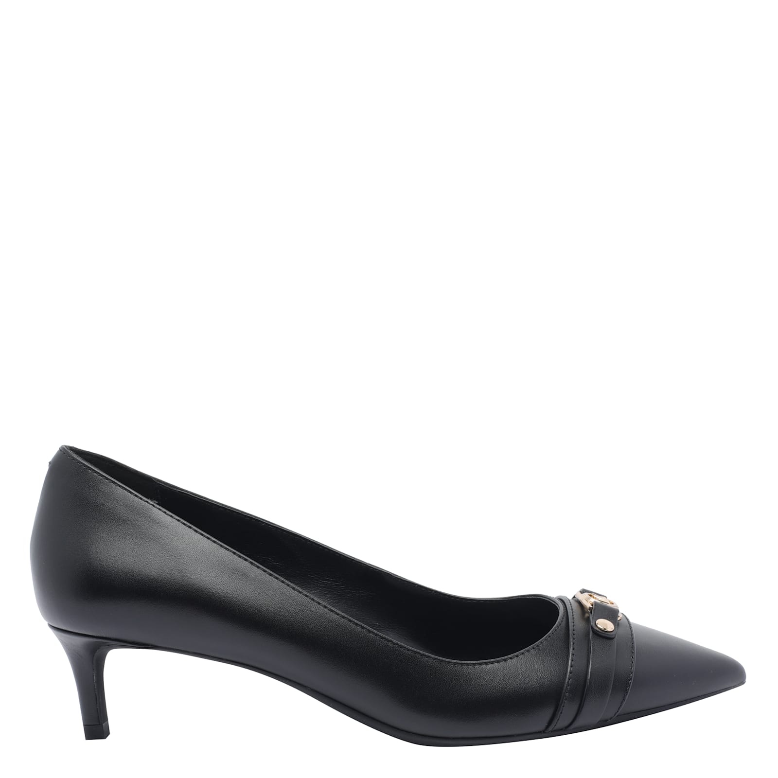 Michael Kors Mandy Flex Pumps In Black Leather In Black