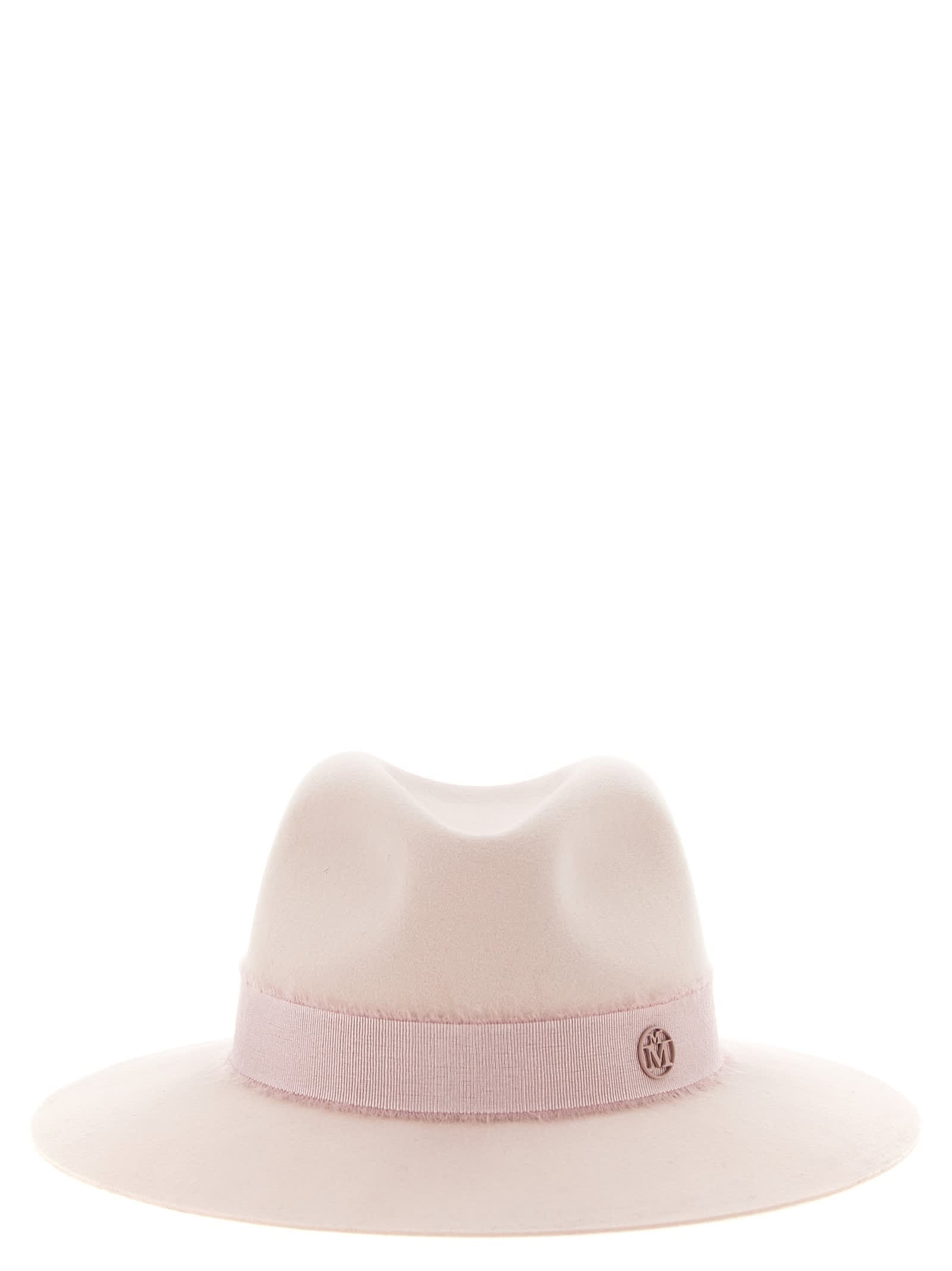 Maison Michel Henrietta Felt Hat In Pink