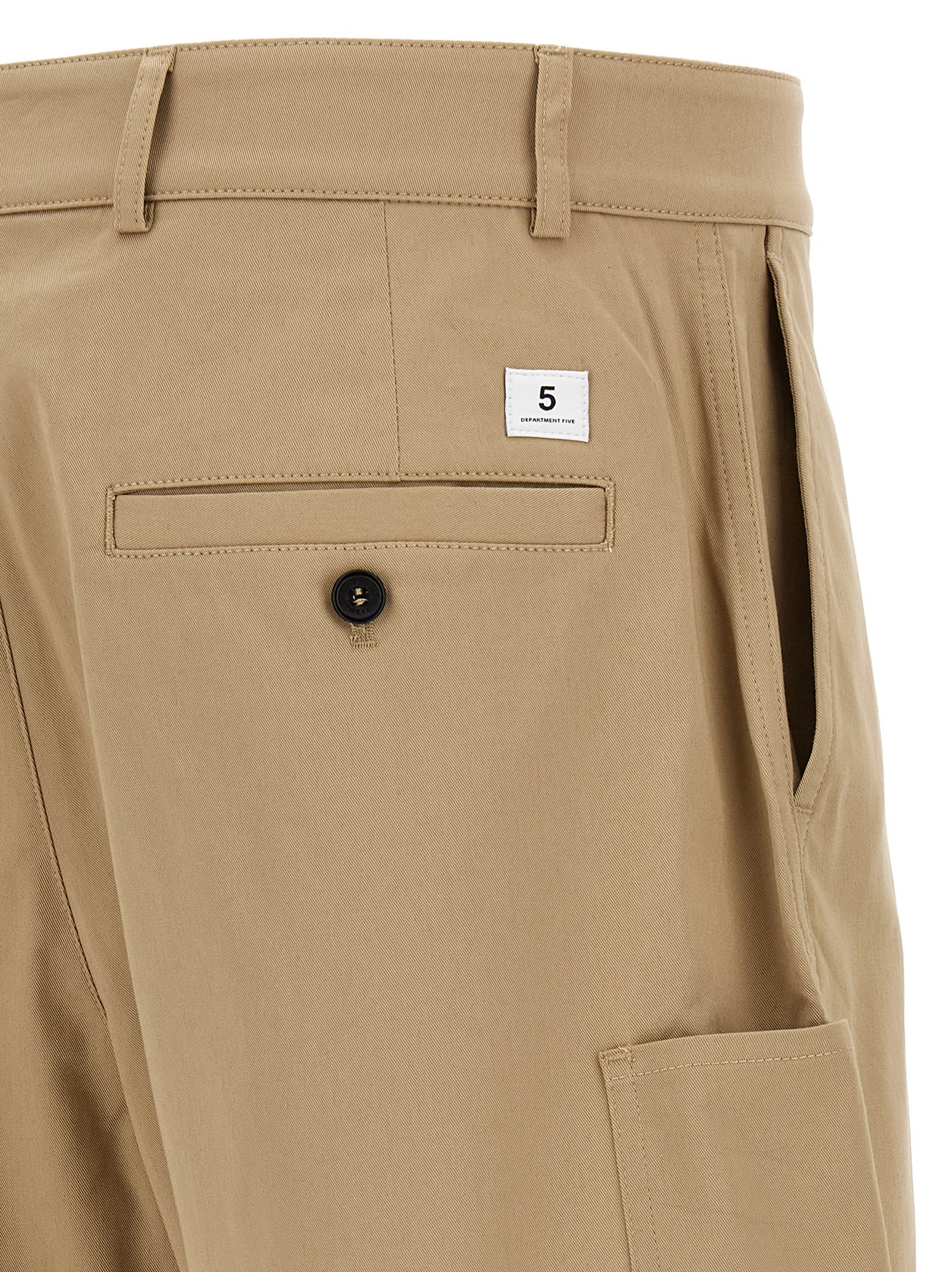 Department Five Department 5 'easy' Bermuda Shorts In Beige