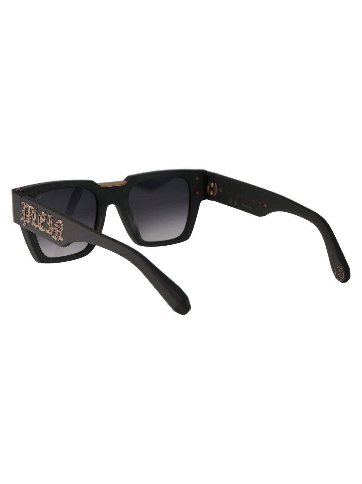 Philipp Plein Square Frame Sunglasses In 0l46