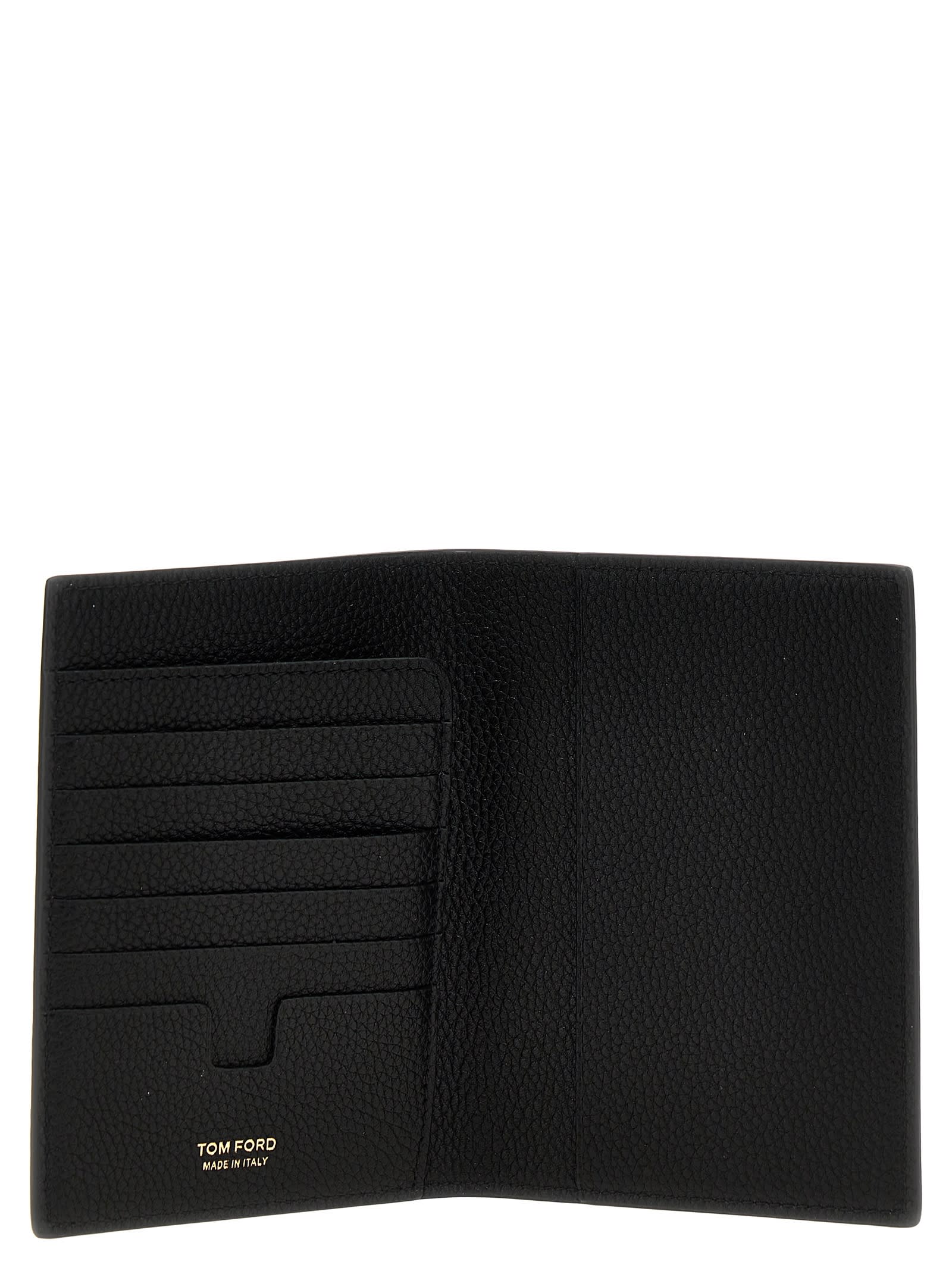 TOM FORD LOGO PASSPORT HOLDER