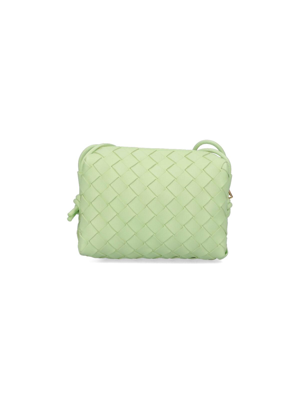 Shop Bottega Veneta Braided Mini Bag In Green