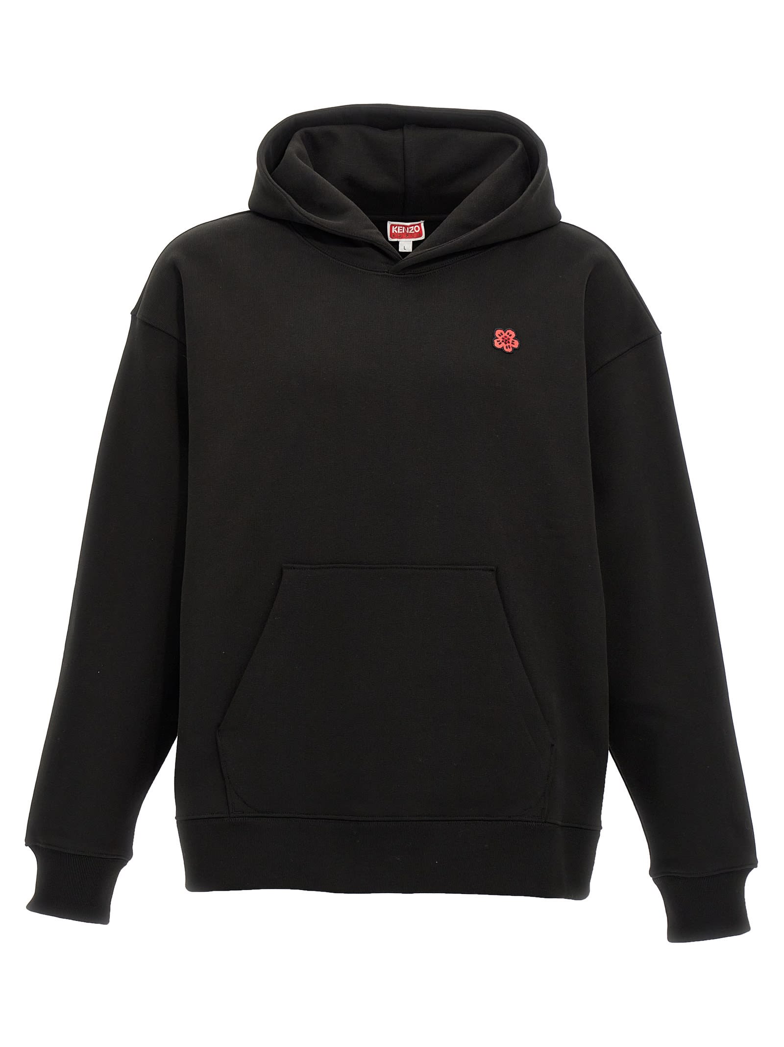 Shop Kenzo Gots Boke Hoodie In Black