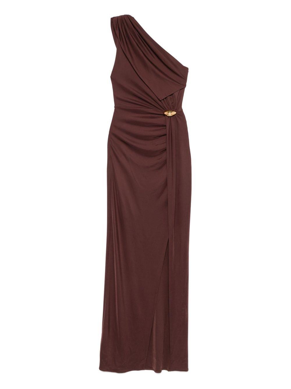 Elisabetta Franchi Draped Maxi Dress