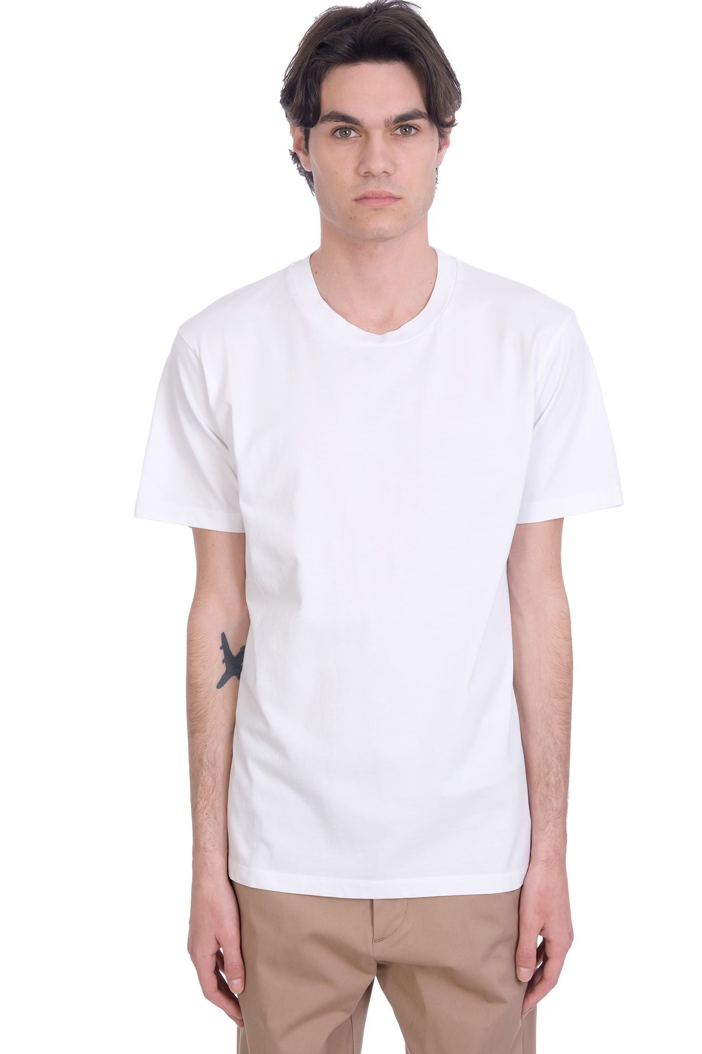 Haikure Jersey T-shirt In White Cotton