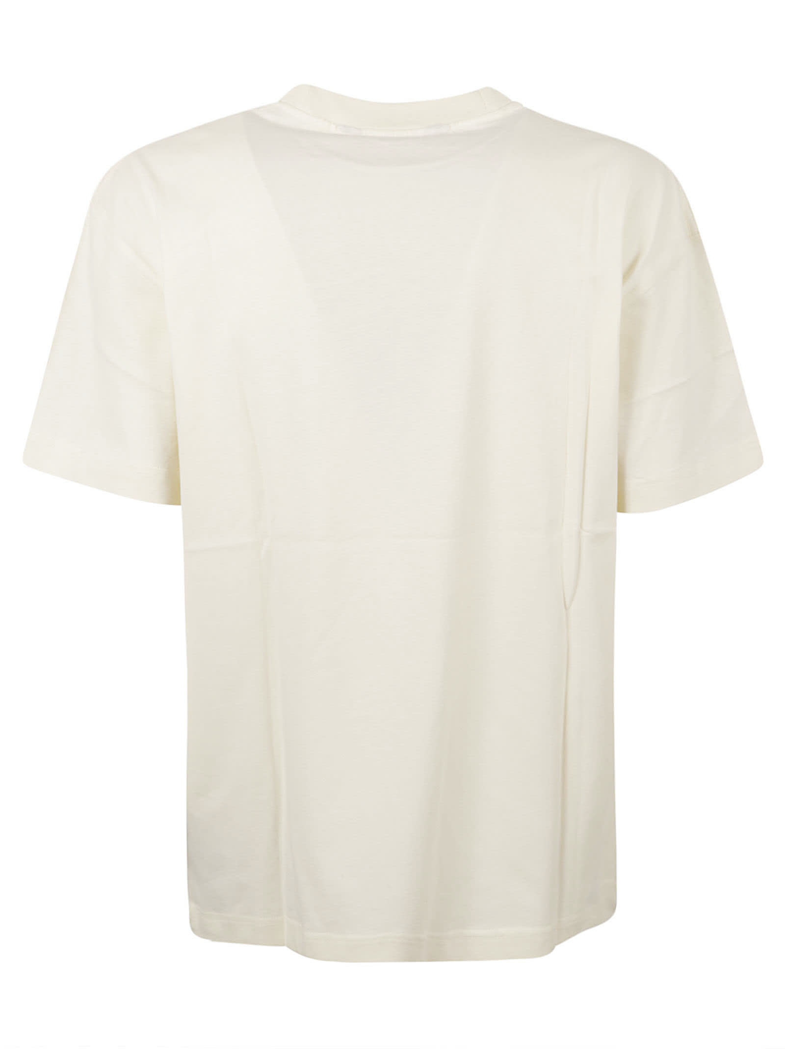 Shop Palm Angels Palm Oasis T-shirt In Off White