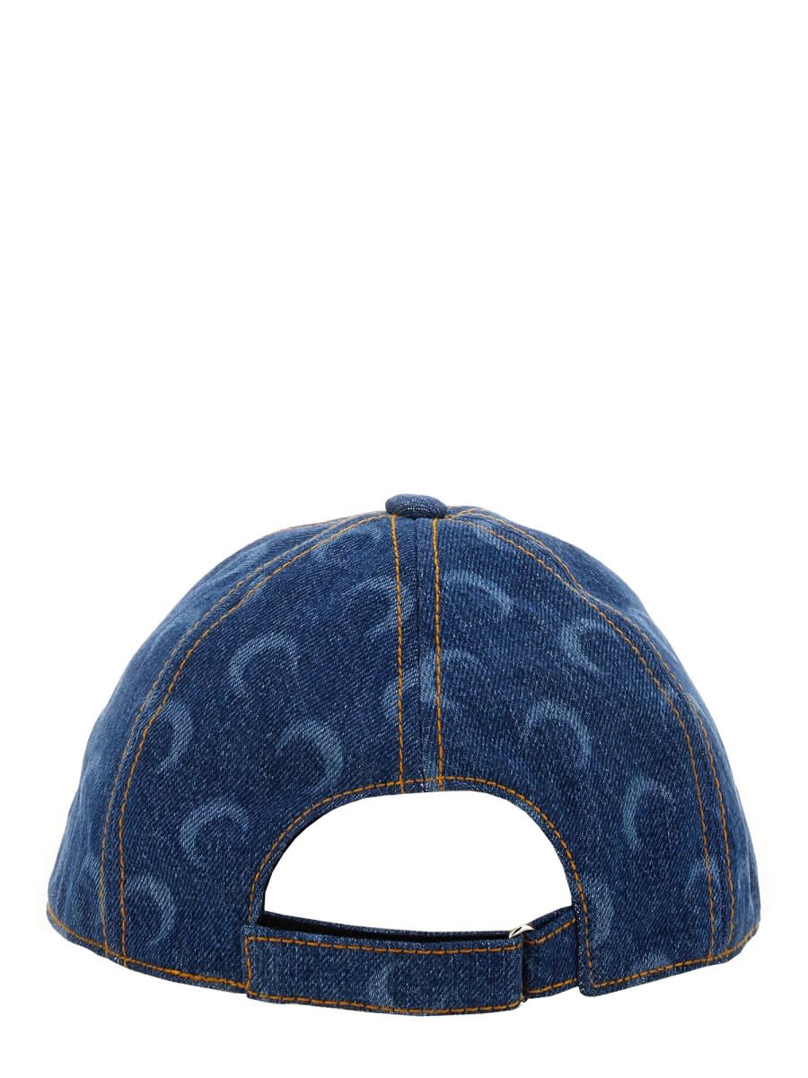 Marine Serre Moon Laser Baseball Hat In Blue