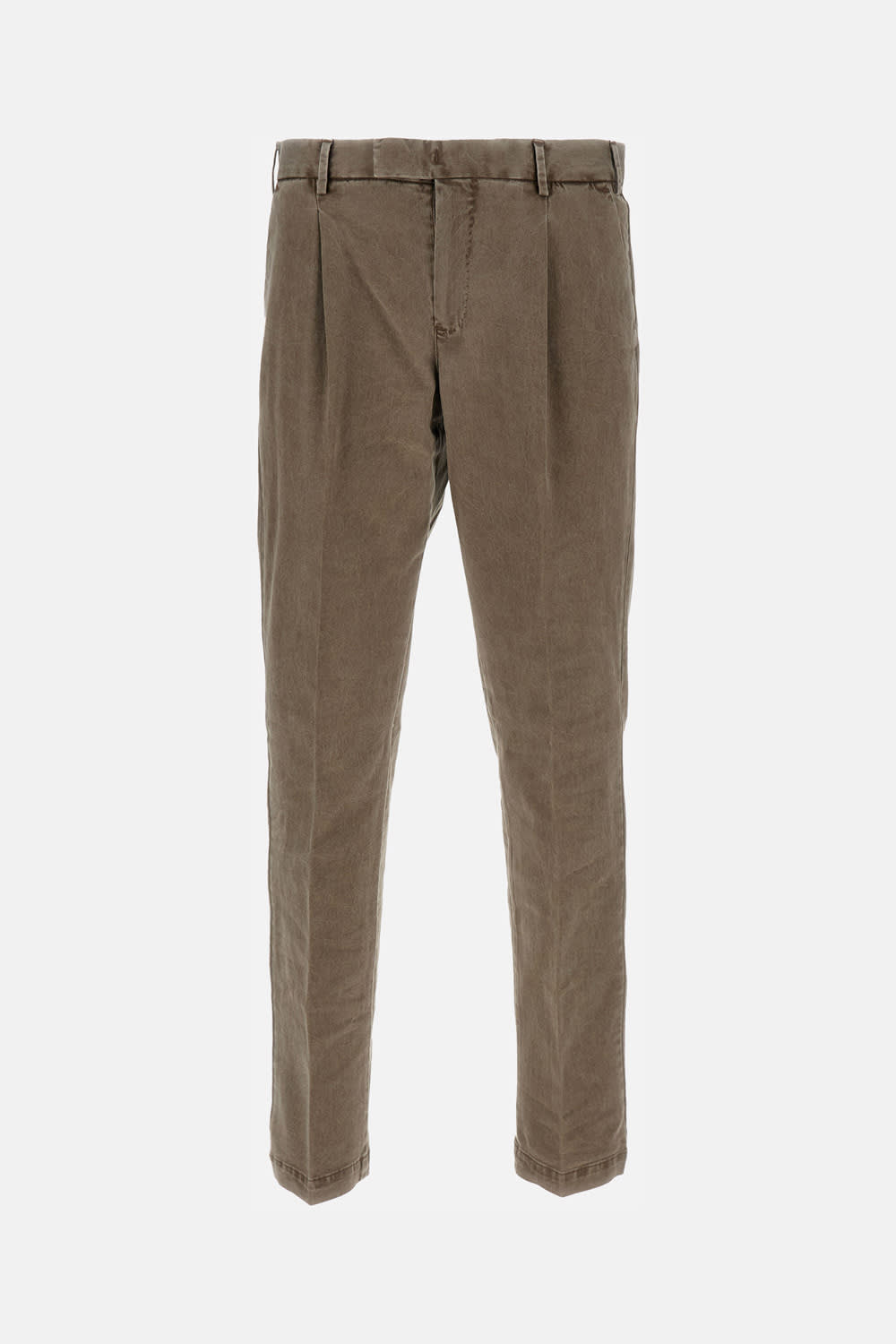 Pt Torino Pleated Straight-leg Trousers In Multi