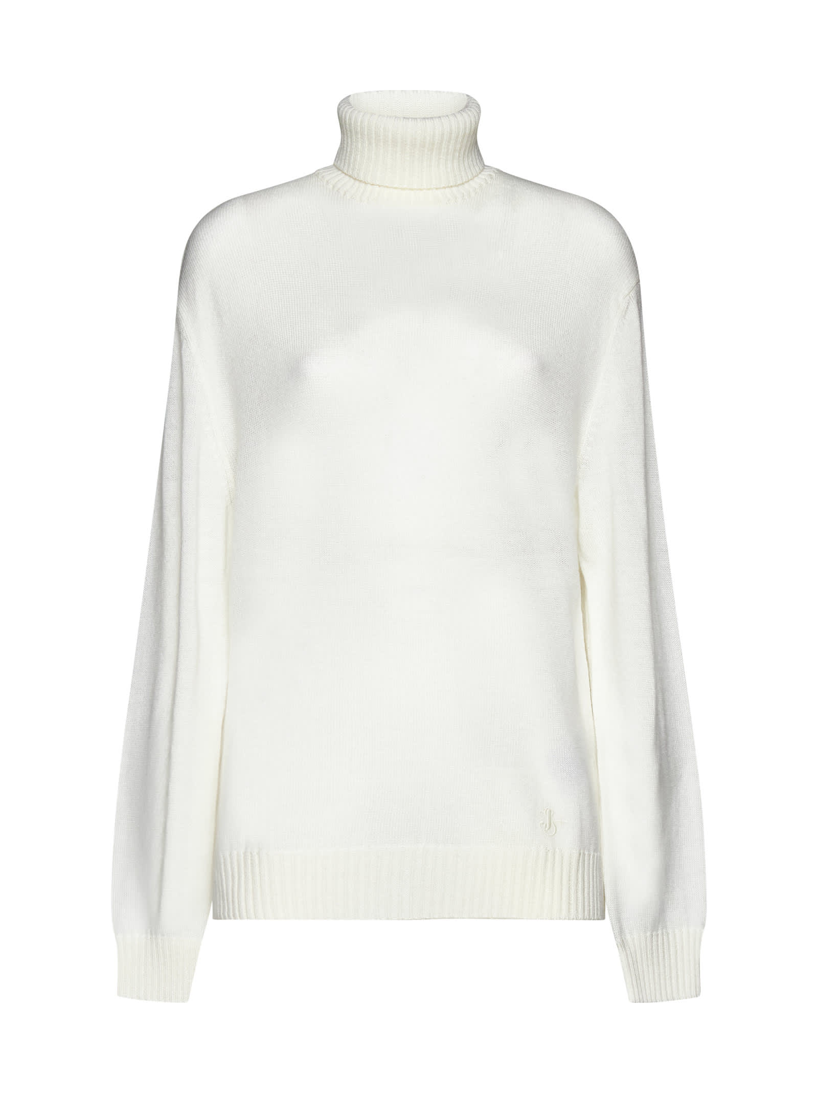 Shop Jil Sander Sweater In Beige