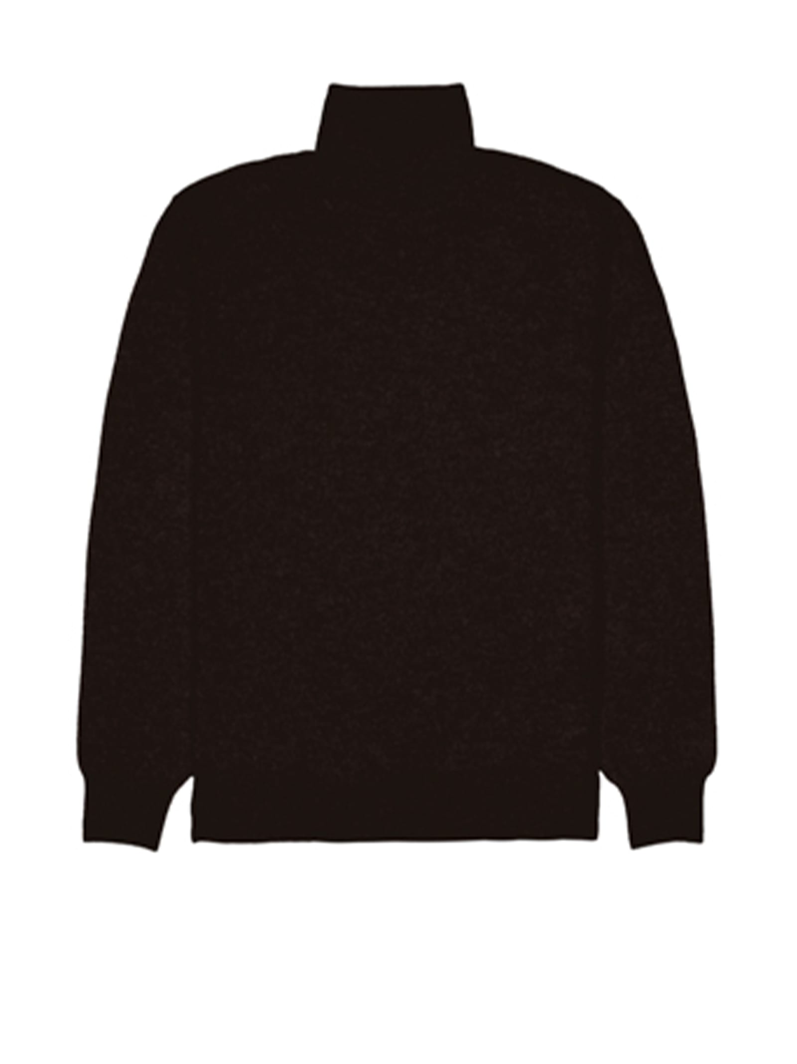 Mens Dark Brown Turtleneck