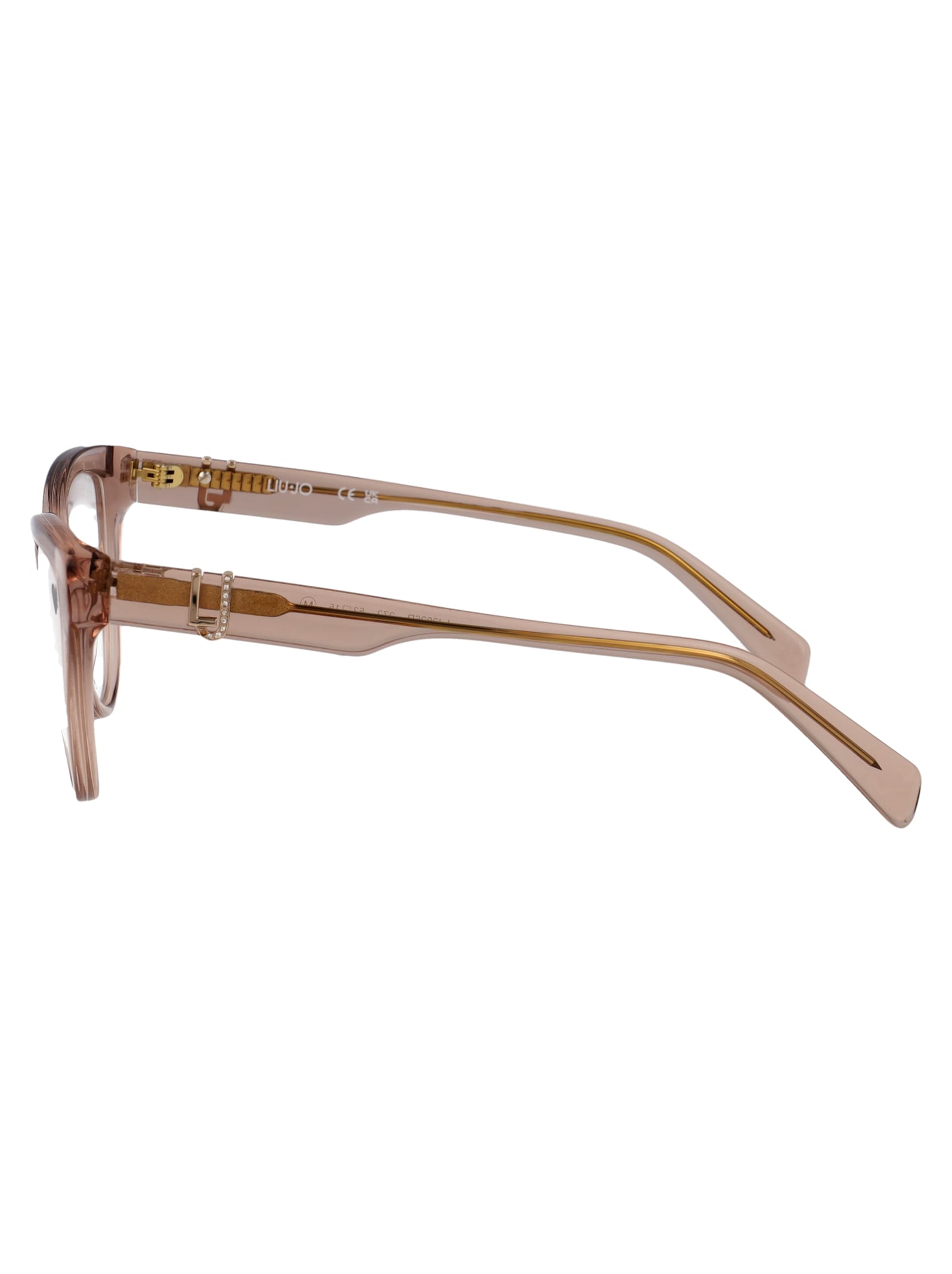 Liu •jo Liu Jo Nude Acetate Glasses In Brown