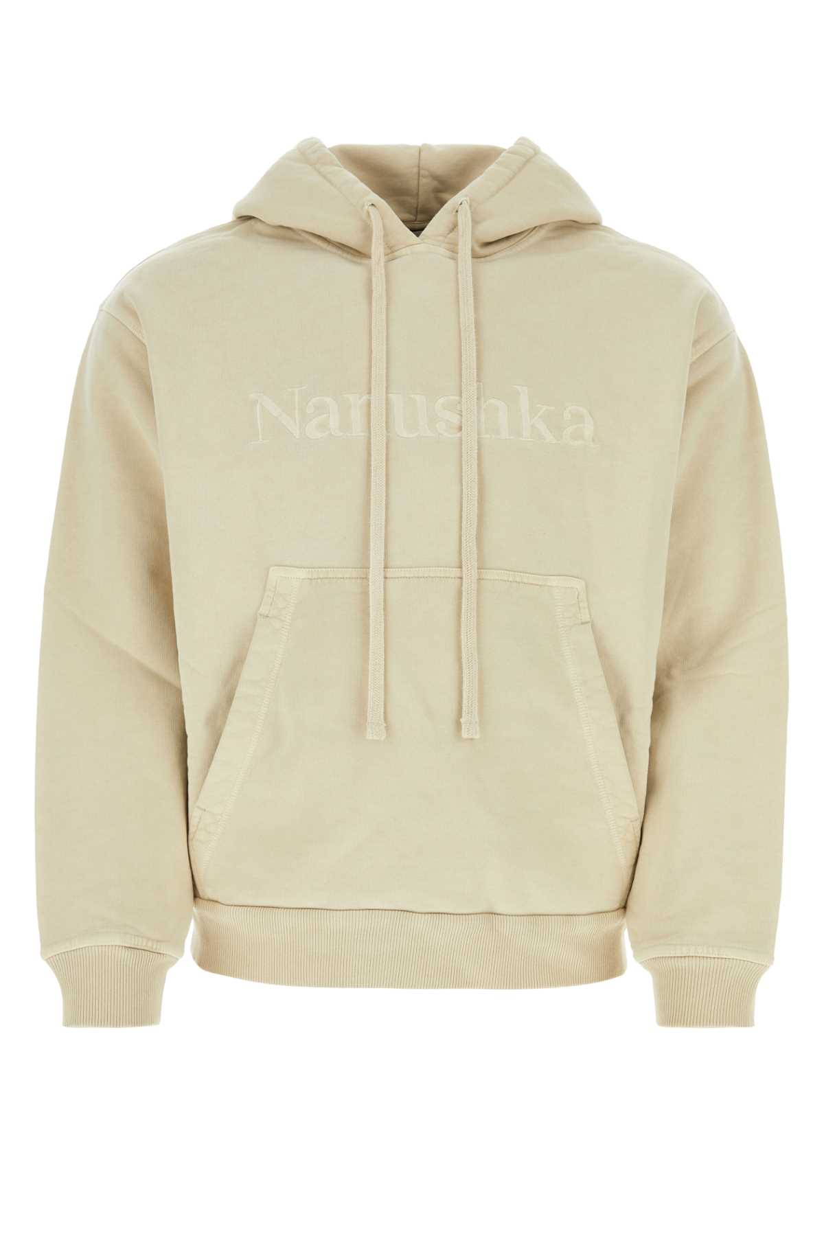 Shop Nanushka Sand Cotton Sweatshirt In Shell