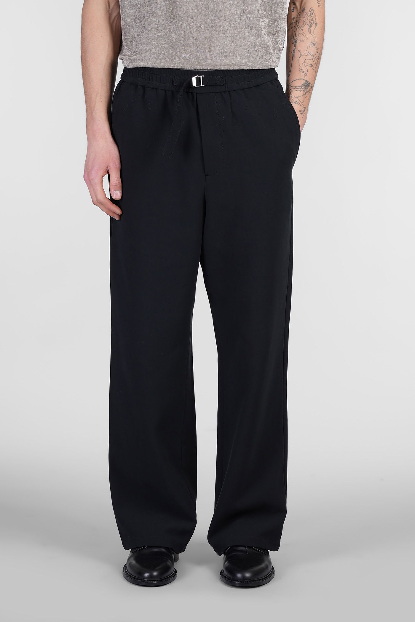 Pants In Black Cotton