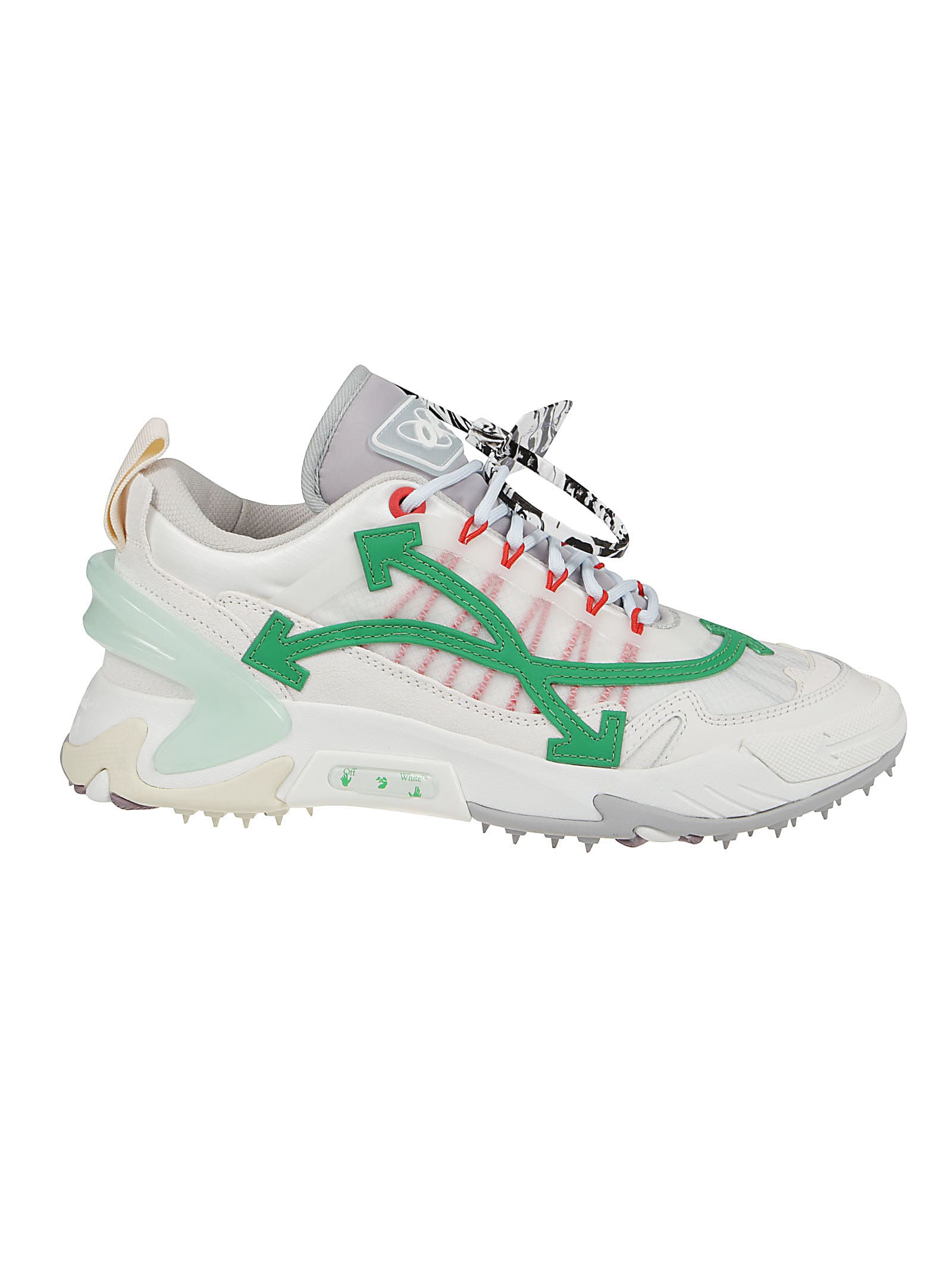OFF-WHITE SNEAKERS ODSY 2000,OMIA190R21FAB001 0155 WHITE GREEN