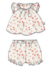 Shop Bonpoint White Set For Baby Girl With Iconic Cherries
