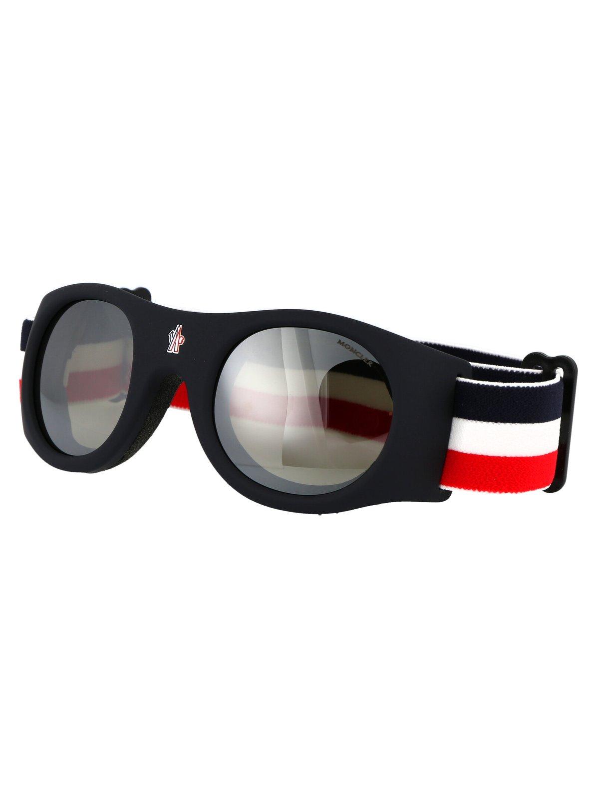 Shop Moncler Shield Mountaineering Goggles In 92c