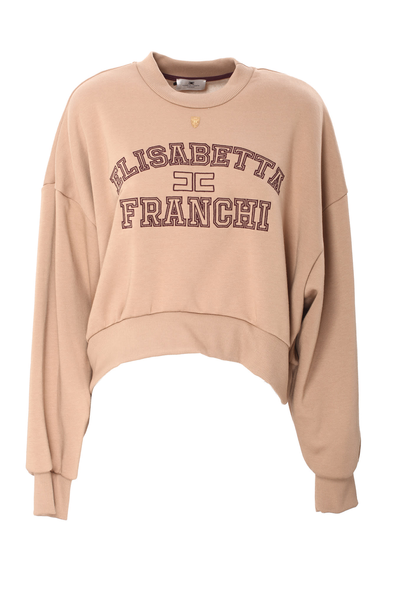 Shop Elisabetta Franchi Sweaters Camel